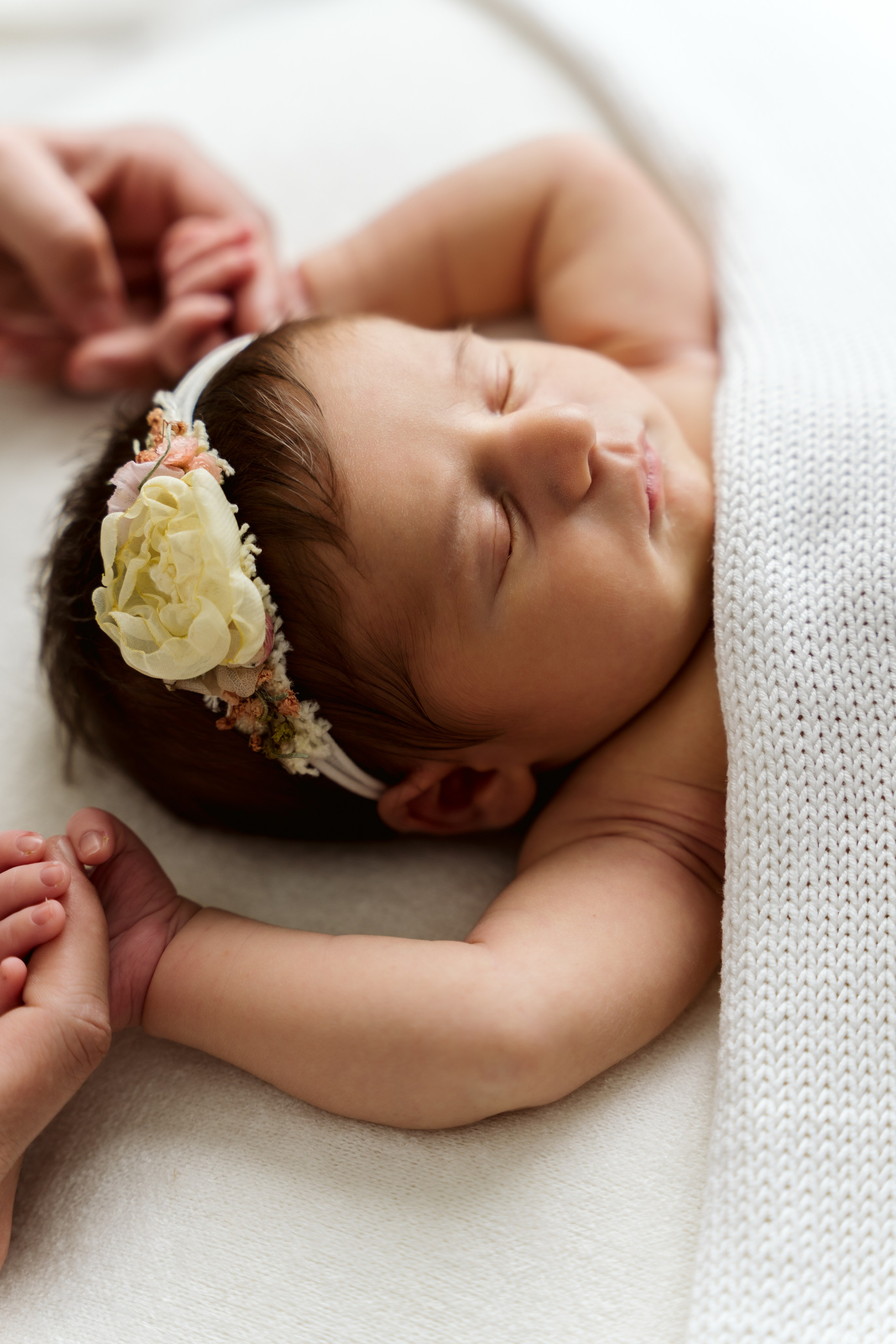 Newborn. Svitlana Miahka fotografa a Genova