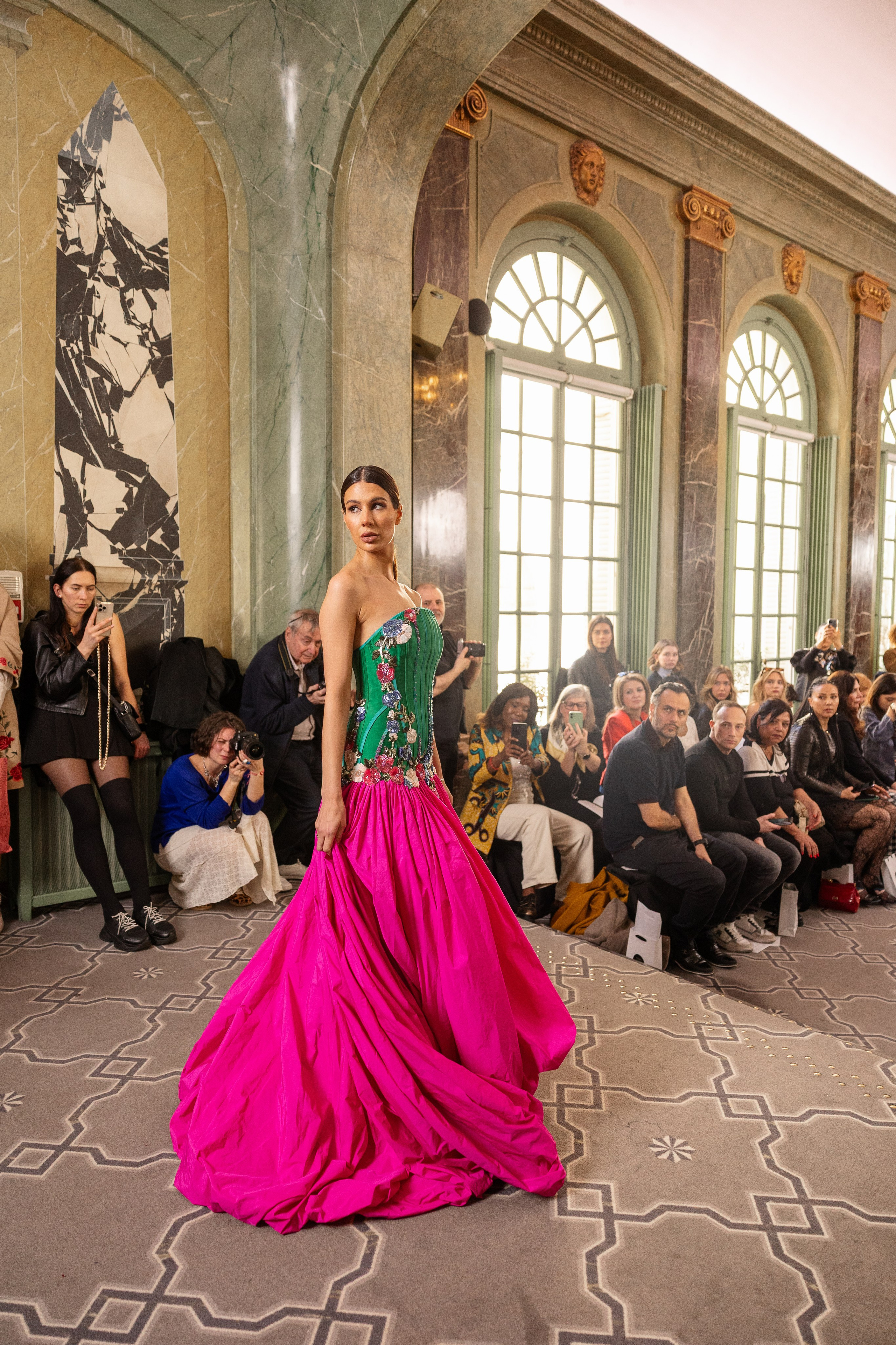 Paris fashion week. MATVEEVA STUDIO