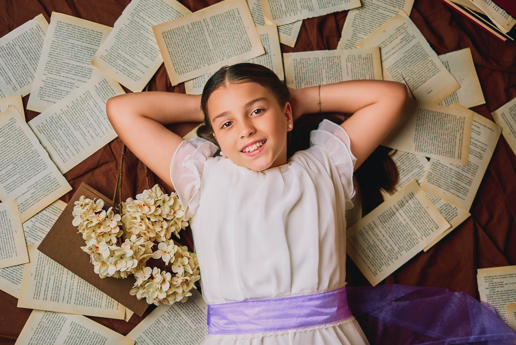 Sesión de fotos Comunión en Tenerife. Fotógrafos en Tenerife dedicados a la fotografía de bebes, niños y familia