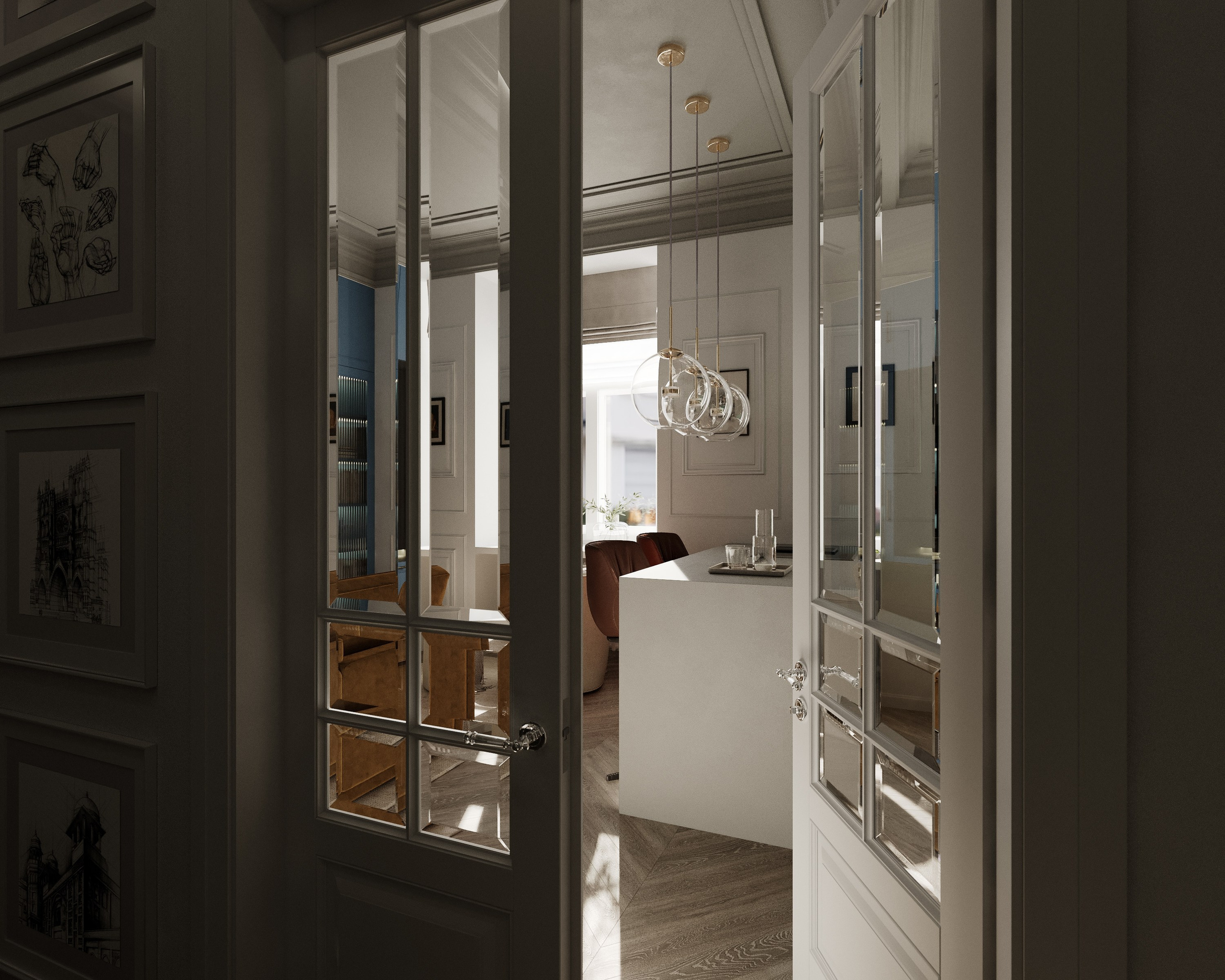 Obývací pokoj. Filipenka architects