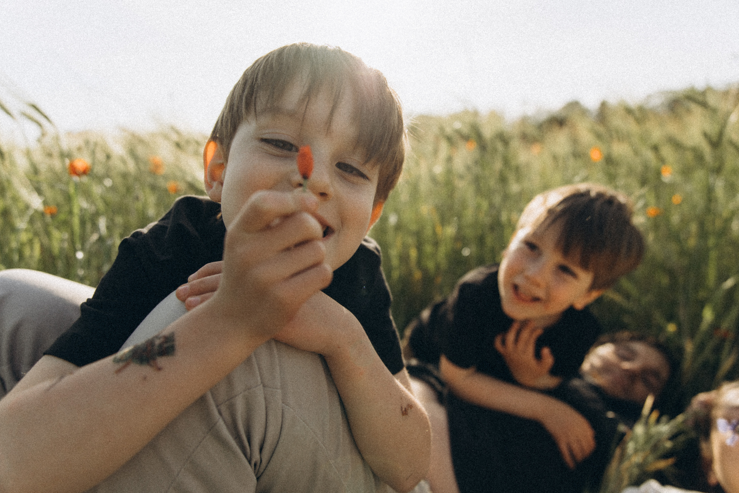 Familienfotos in der Natur. Familien & Hochzeitfotografin Nadja Holzmann
