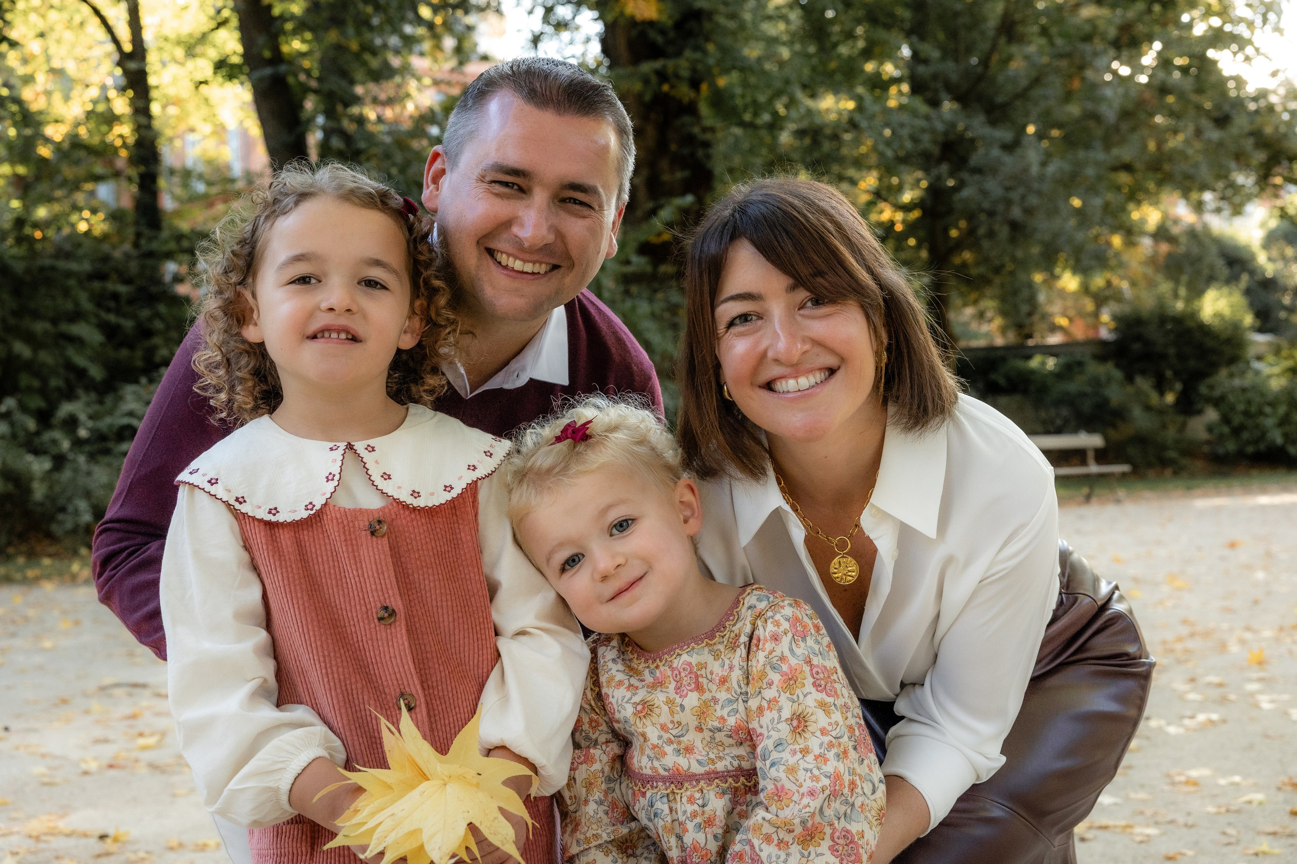 Autumn Family photoshoot in Toulouse. Jardin des Plantes. Евгения Смирнова — фотограф в Тулузе и юго-западной Франции