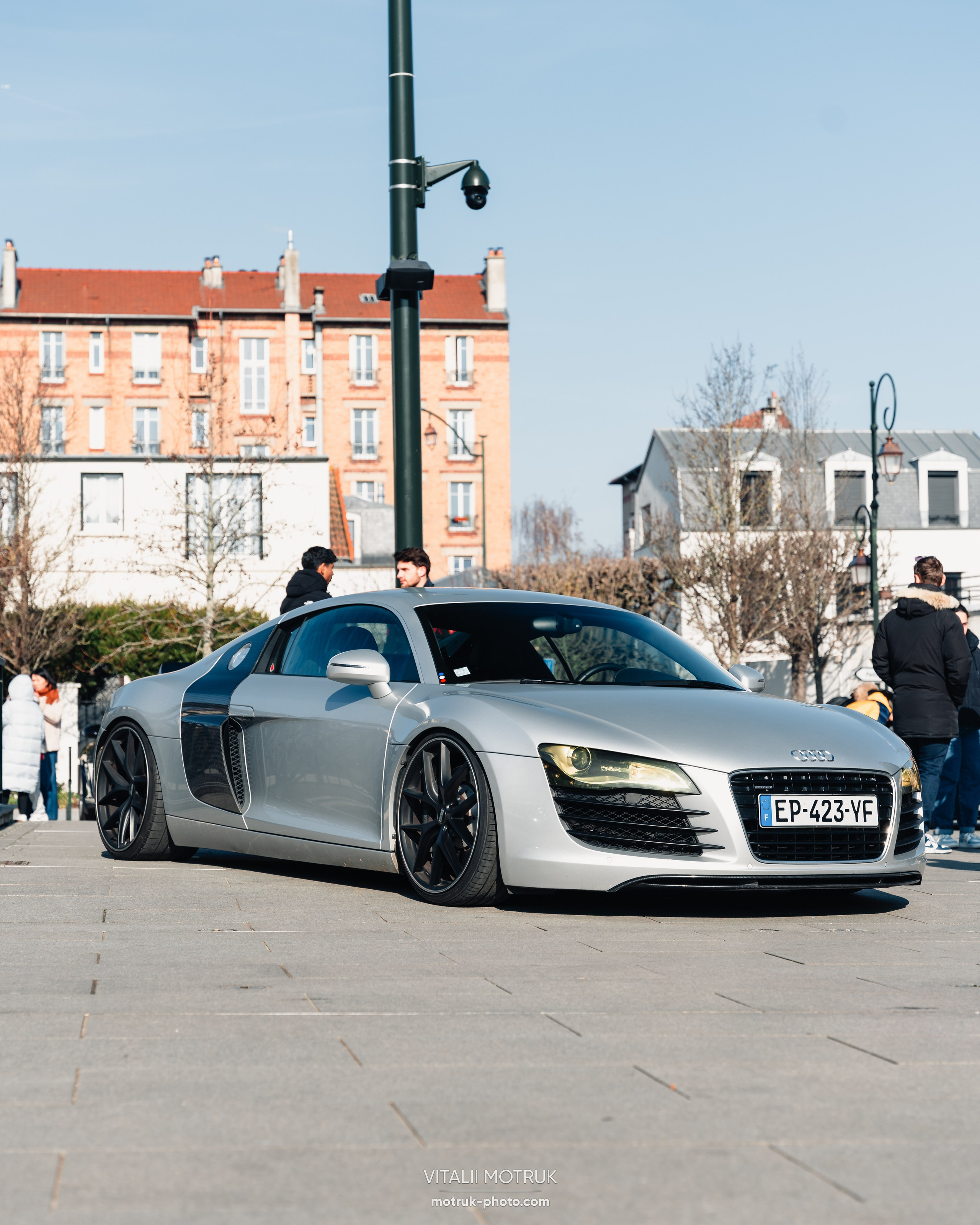 Rassemblement Colombes 16 fevrier 2025. Photographe de voitures à Paris — Vitalii Motruk