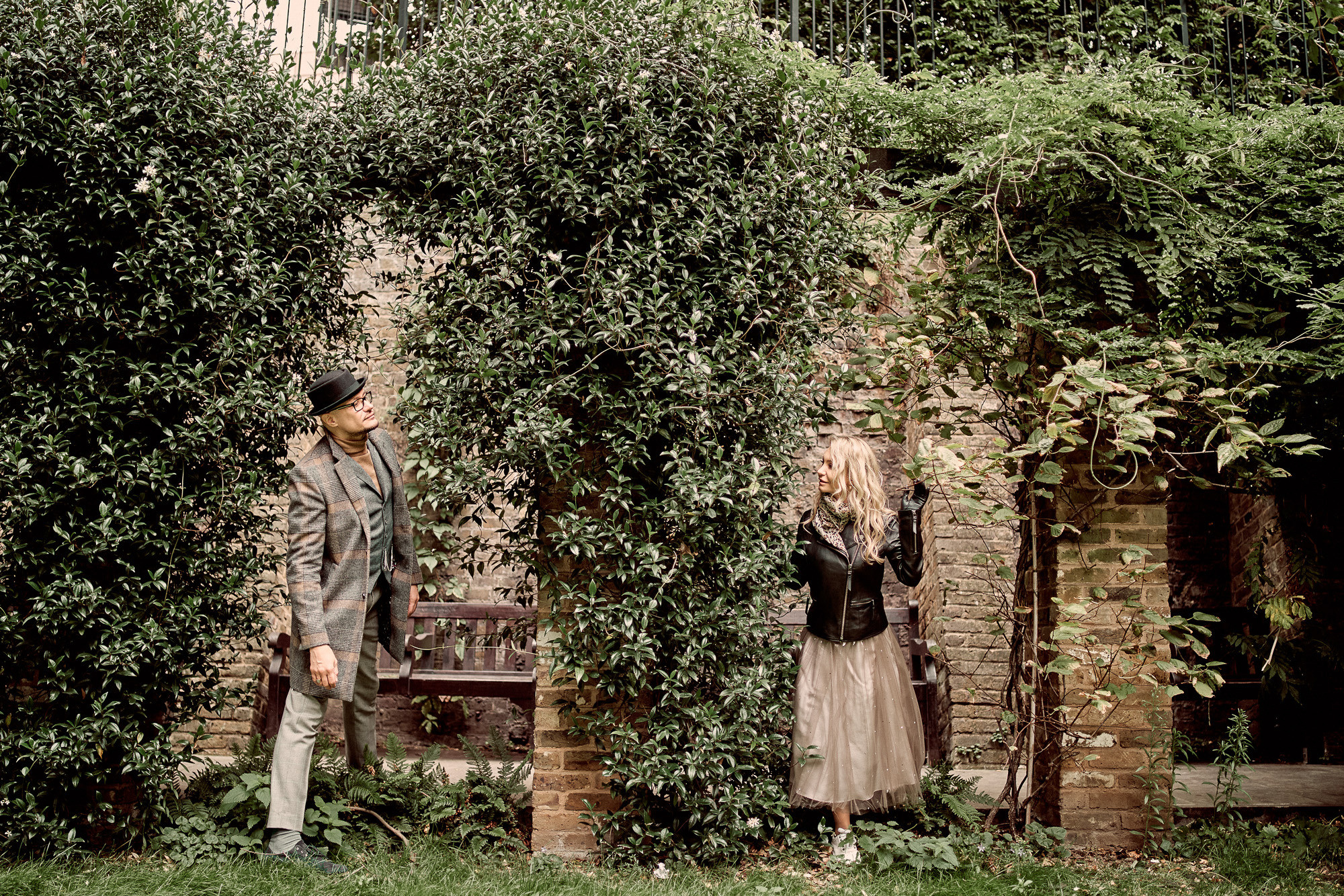 LOVE STORY LONDON. Professionelle Gartenplanung und Fotografiedienstleistungen in London