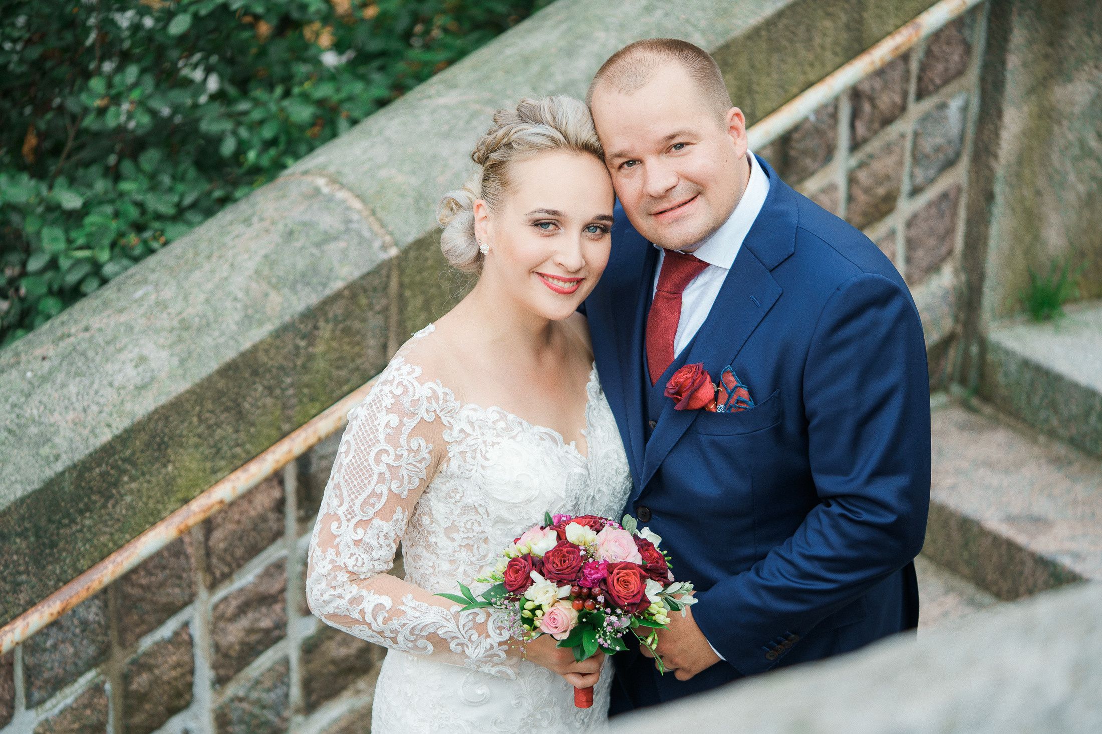 Heli&Sami, hääkuvaus Agroksenmäen holvikellari