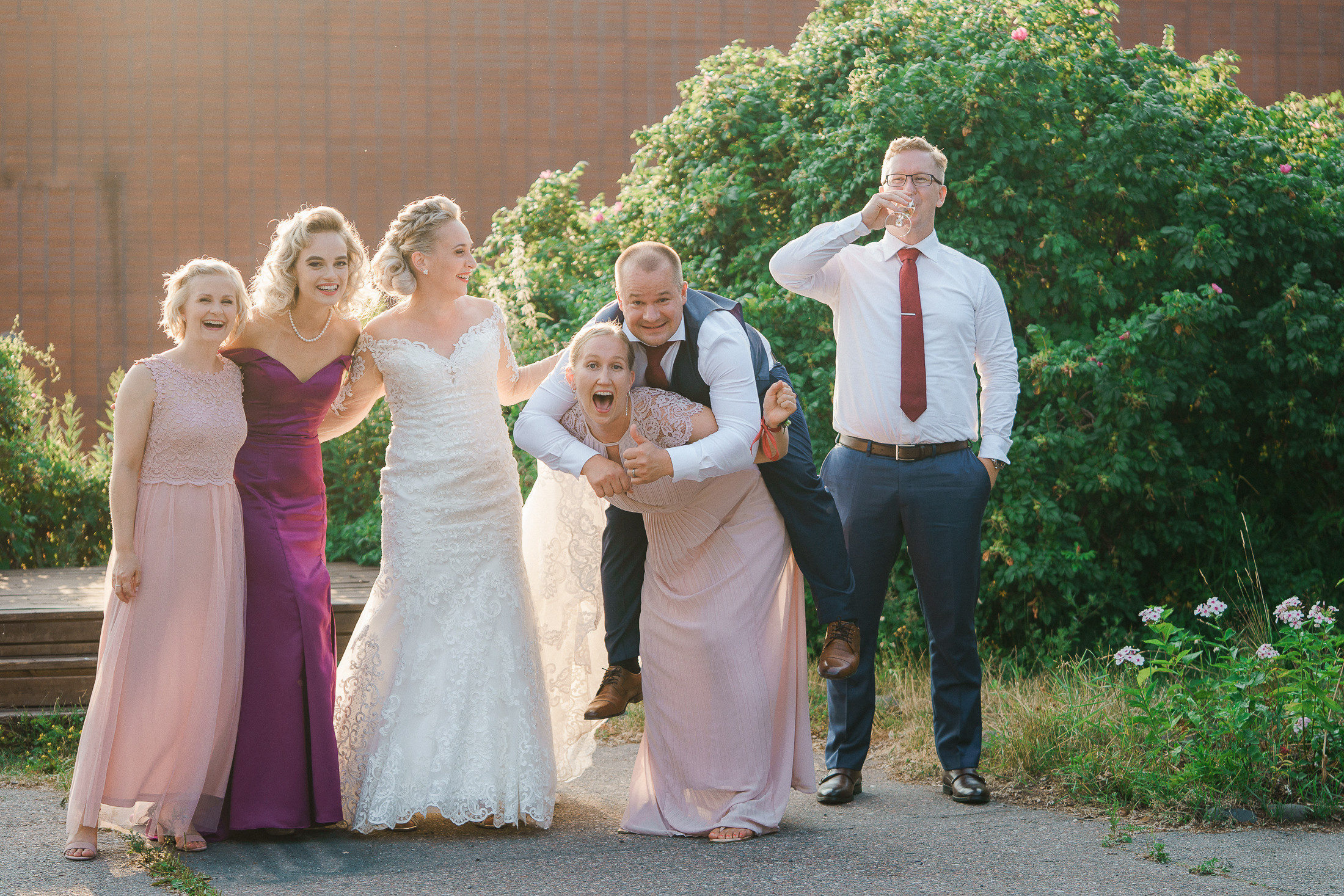 Heli&Sami, hääkuvaus Agroksenmäen holvikellari