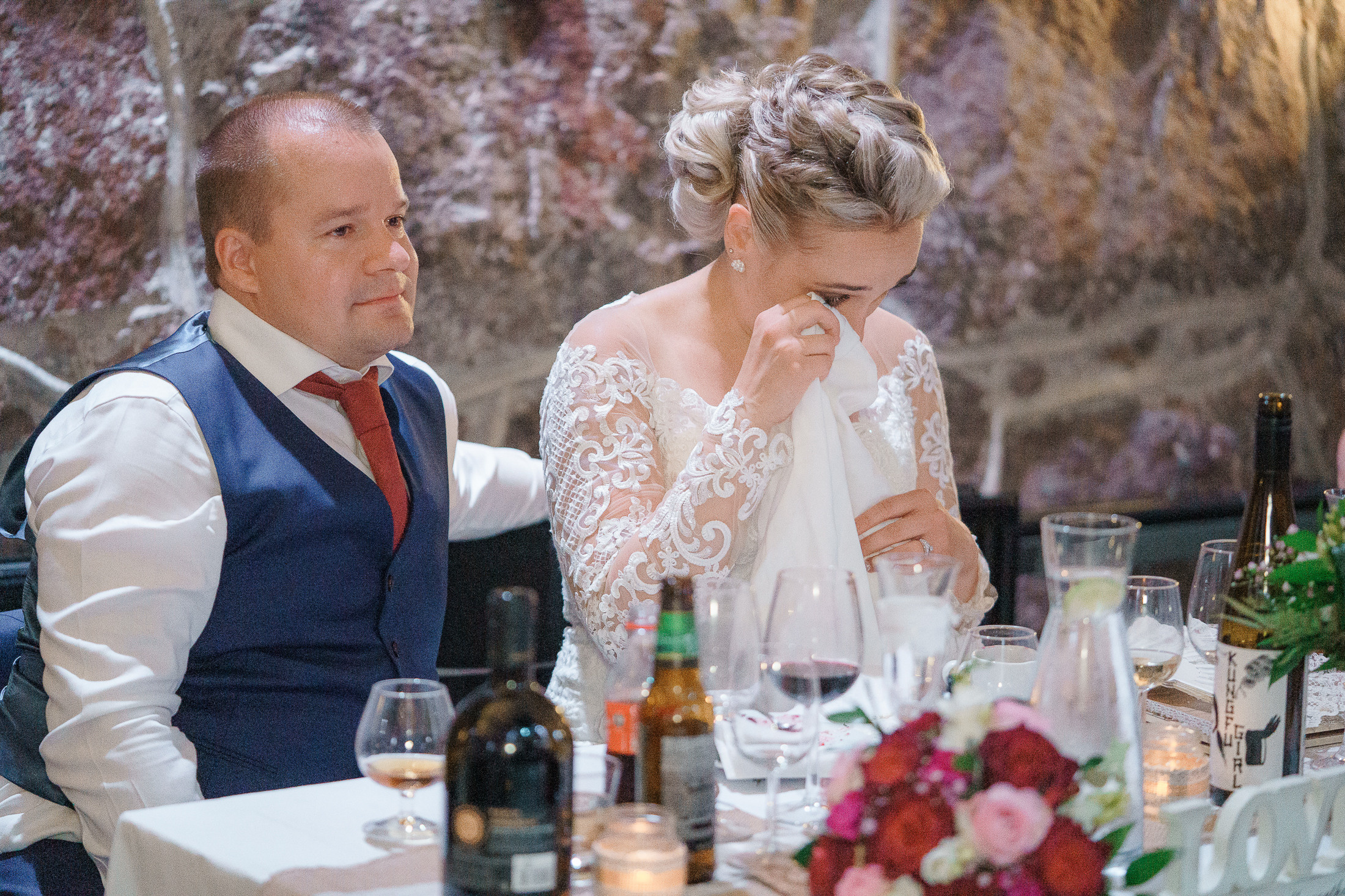 Heli&Sami, hääkuvaus Agroksenmäen holvikellari