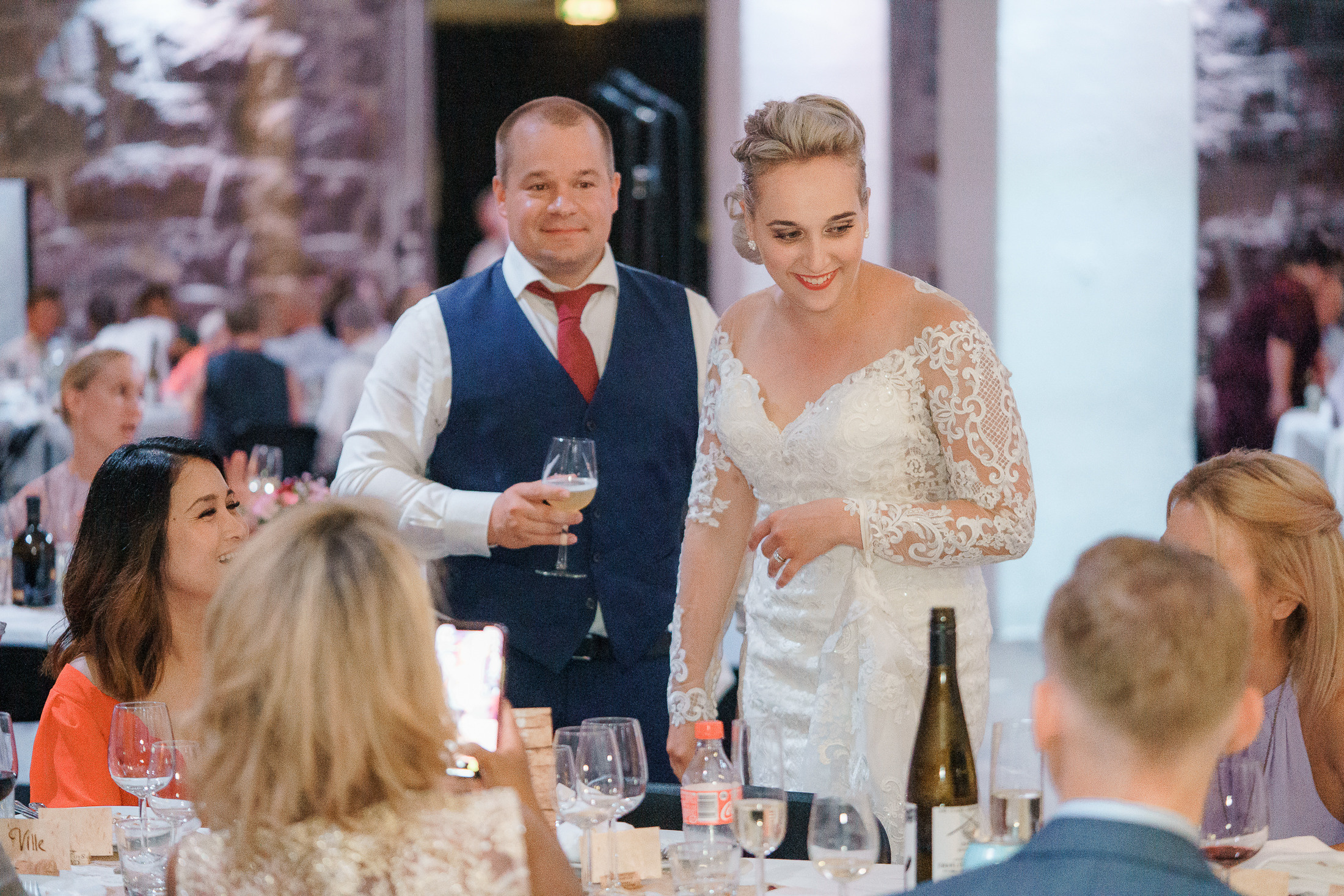 Heli&Sami, hääkuvaus Agroksenmäen holvikellari