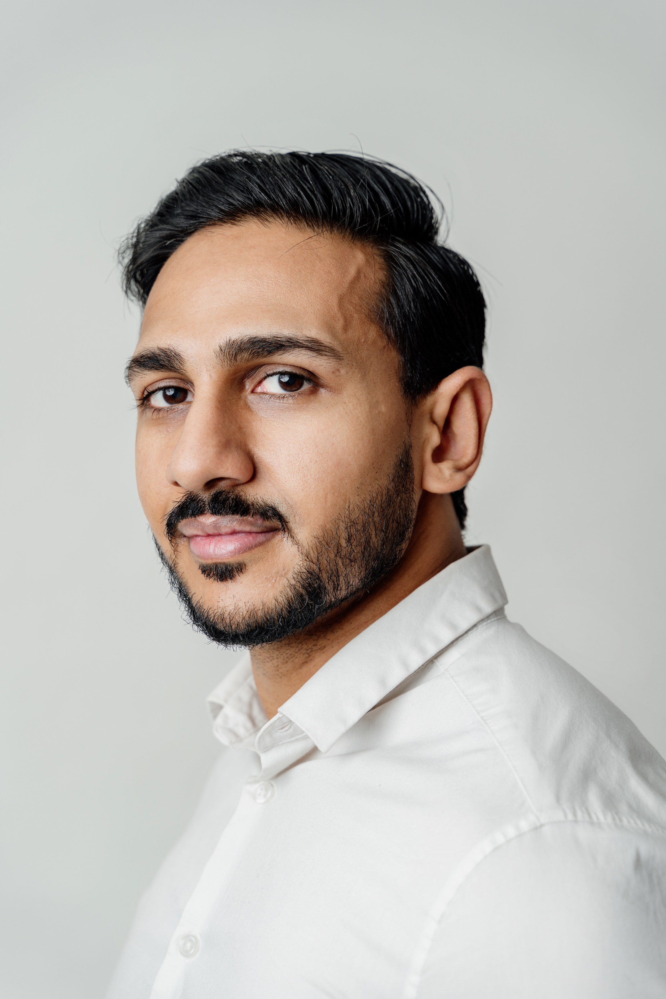 a headshot for an actor