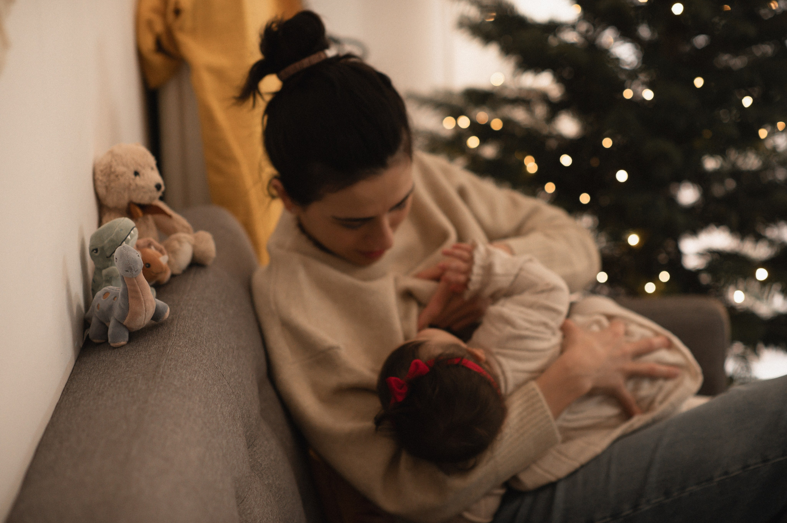 First Christmas. Family, children, portrait, and event photography in Thessaloniki