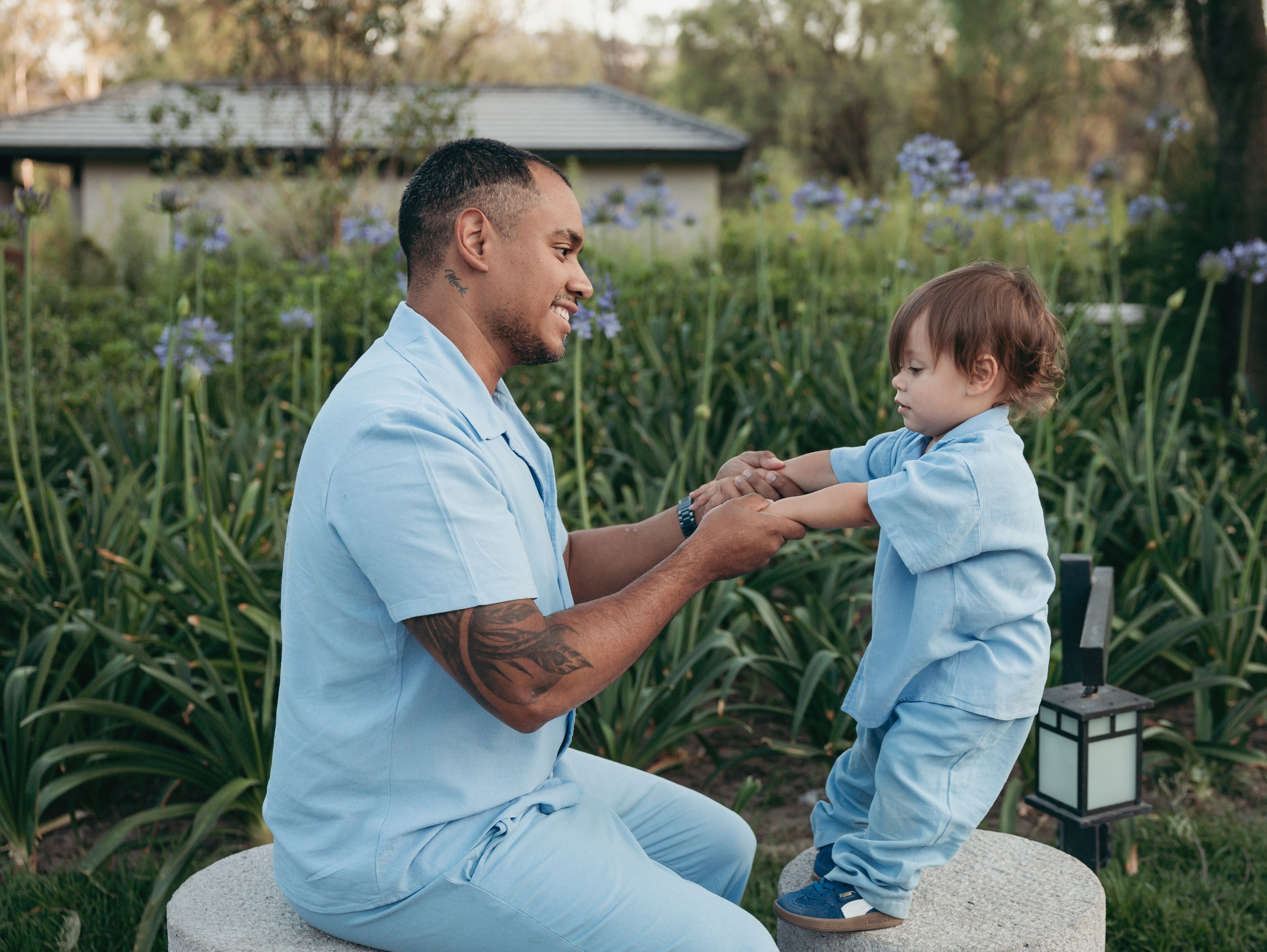 Father and Son. Lifestyle and Family Photographer in Pisek Oxana Telupilova