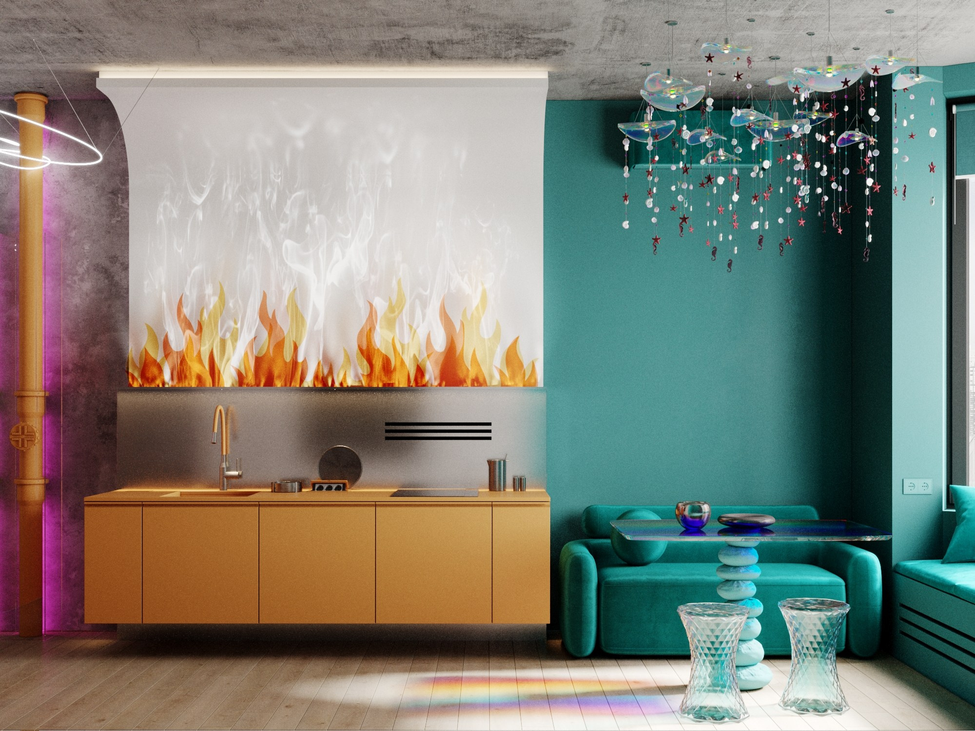 Living spaces. Interior design by Yuliya Shpeter