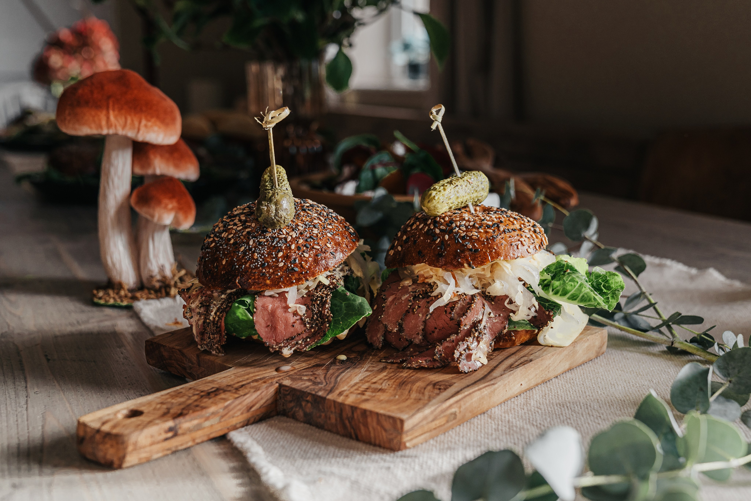 Retreat in Northumberland Roses Bowler, food photography, cake and catering photography, women run businesses, sandwiches and salads photoshoot , food photo styling