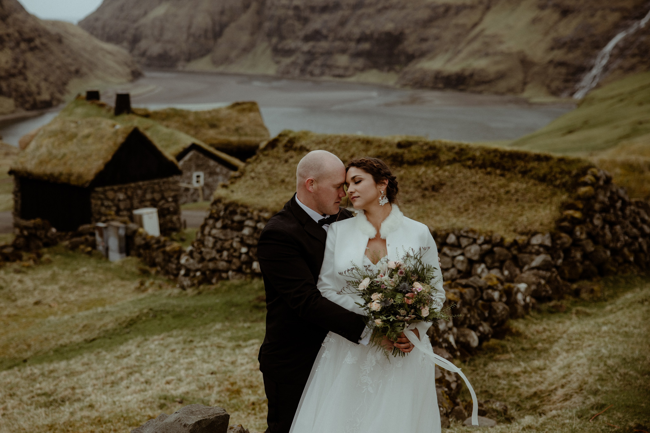Elope at Faroe islands to celebrate 10 years anniversary. Iceland elopement photo and video | Nikolaichik Photo