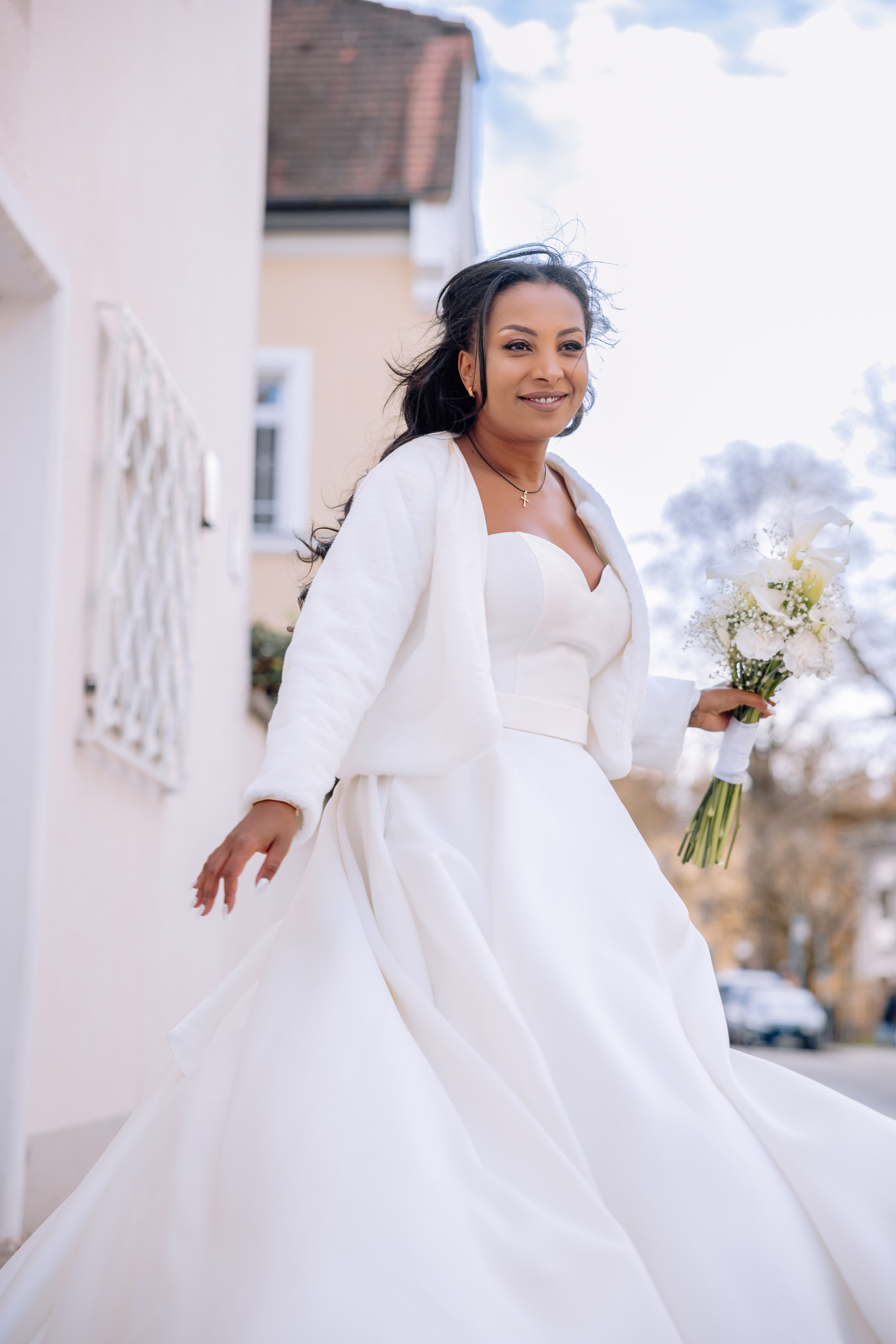 Äthiopische Hochzeit in der Mandlstrasse/Frühling 2025. Hochzeitsfotograf München Taufe Familienfotograf Tanja Mauke