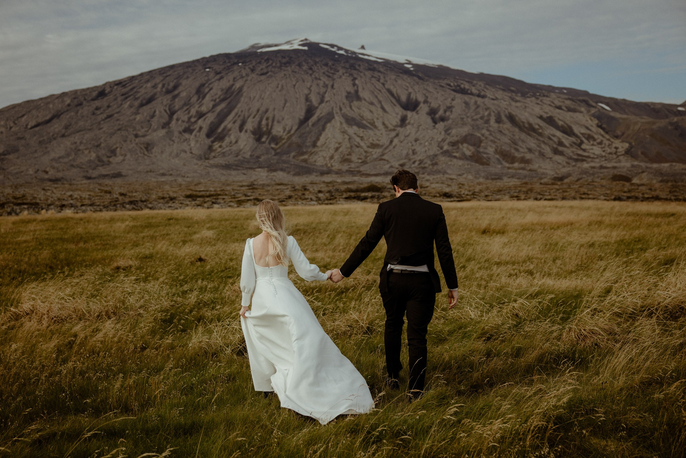 Iceland elopement at Budir Black Church | Snæfellsnes wedding by Iceland elopement photographer & videographer. Iceland elopement photographer & videographer