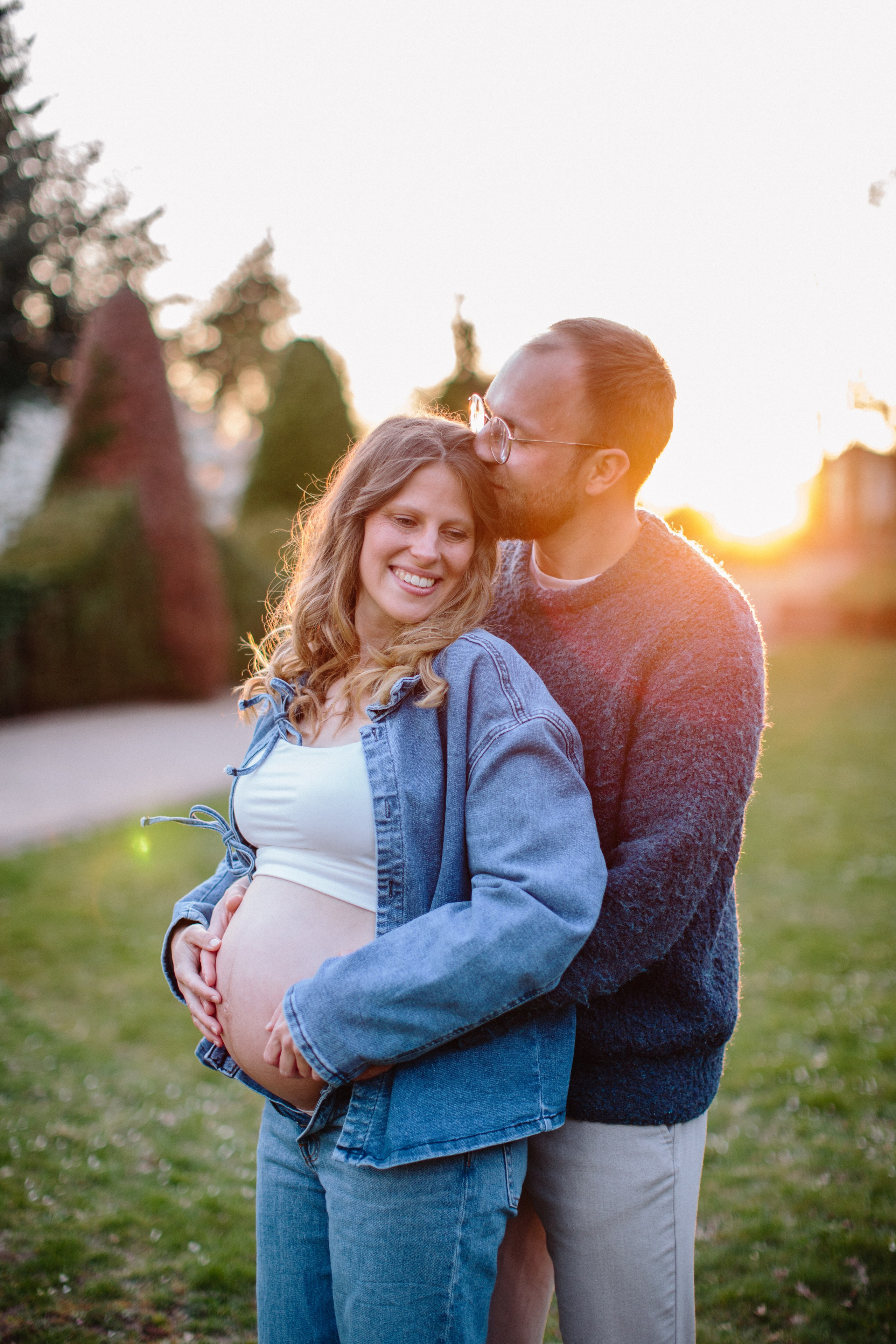 Babybauch. Hochzeitsfotograf Hamburg