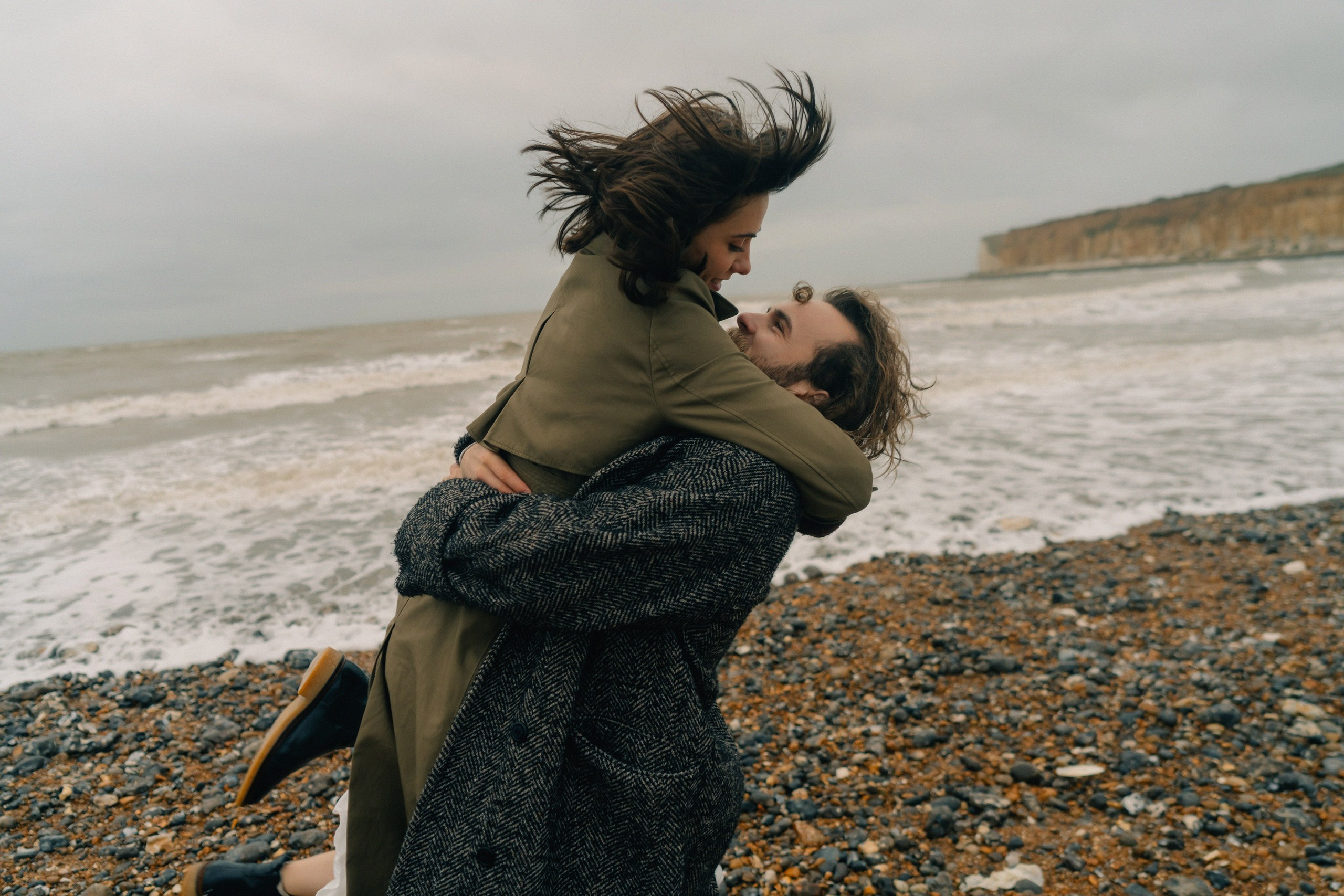 Engagement session in Seven Sisters. London portrait and family photographer