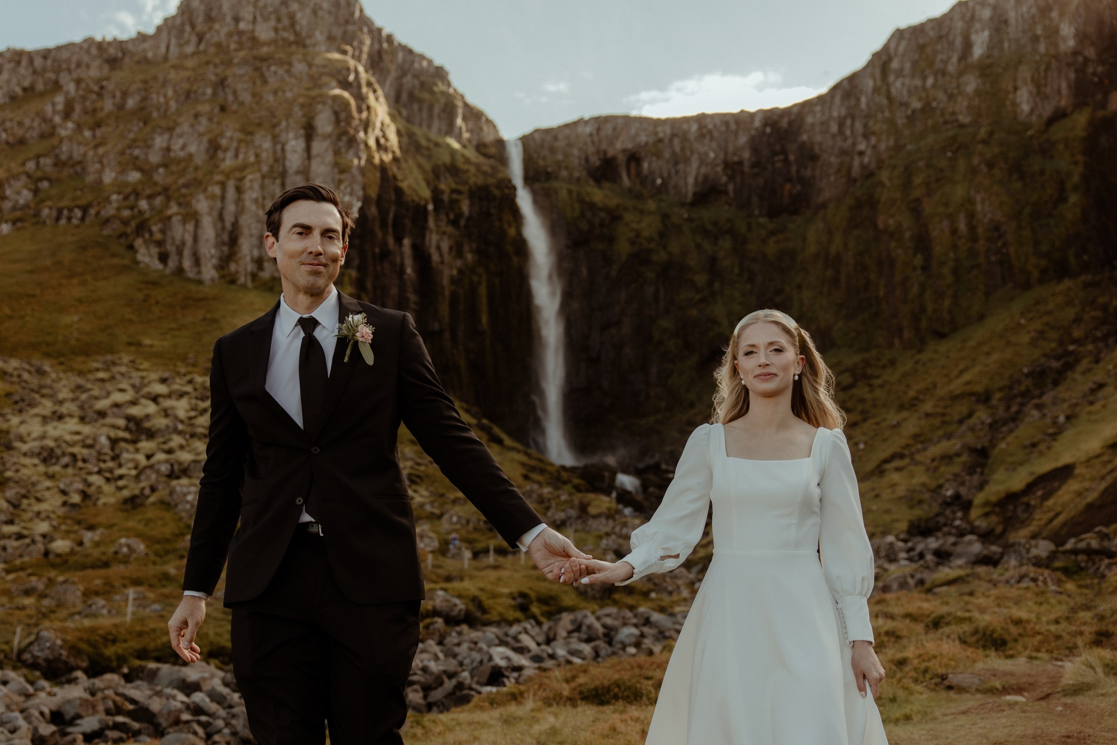 Iceland elopement at Budir Black Church | Snæfellsnes wedding by Iceland elopement photographer & videographer. Iceland elopement photographer & videographer