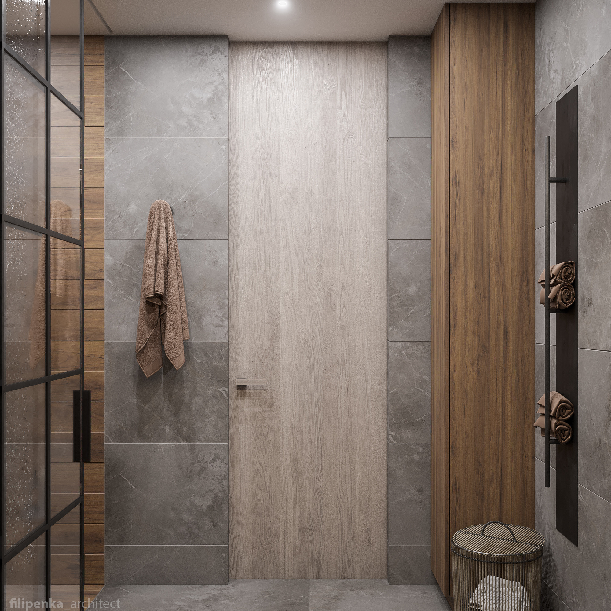 Koupelna 2.NP. Filipenka architects