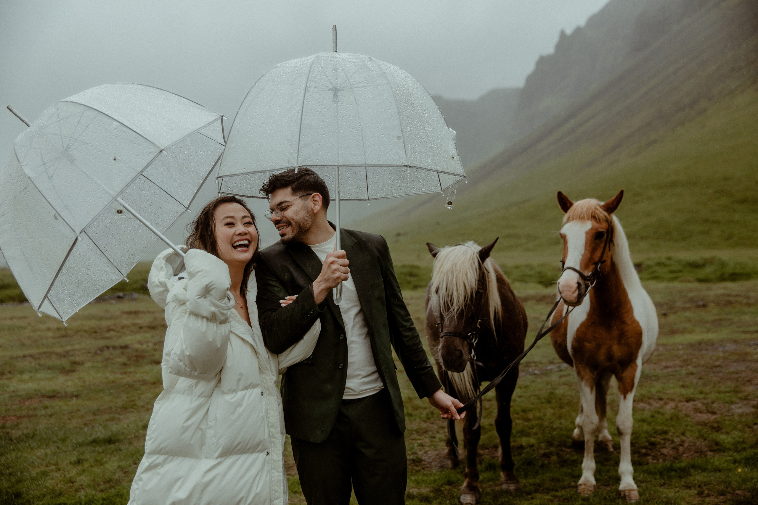 Elopement at Kvernufoss Waterfall. Iceland elopement photo and video | Nikolaichik Photo