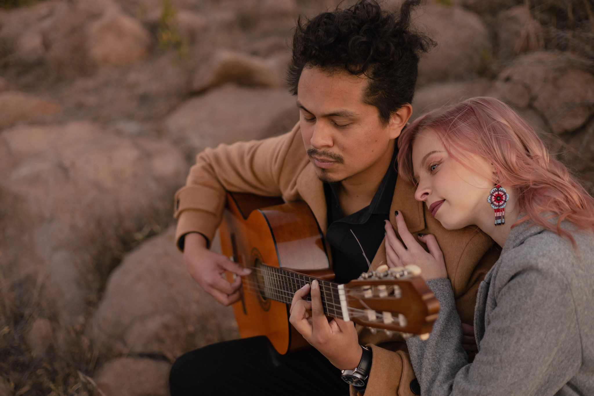 Párové focení. Lifestyle a rodinná fotografka v Pisku Oxana Telupilova