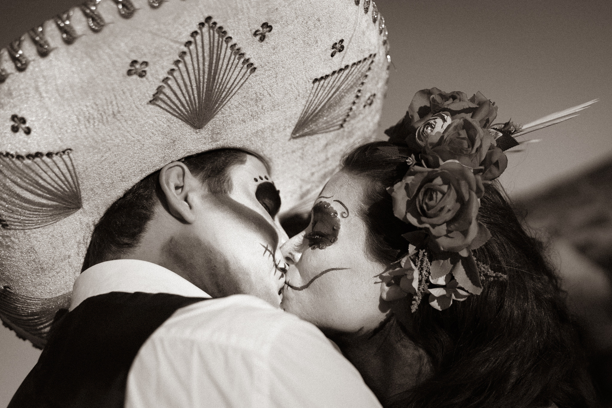 Day of the Dead | Couple Photoshoot. Lifestyle a rodinná fotografka v Pisku Oxana Telupilova