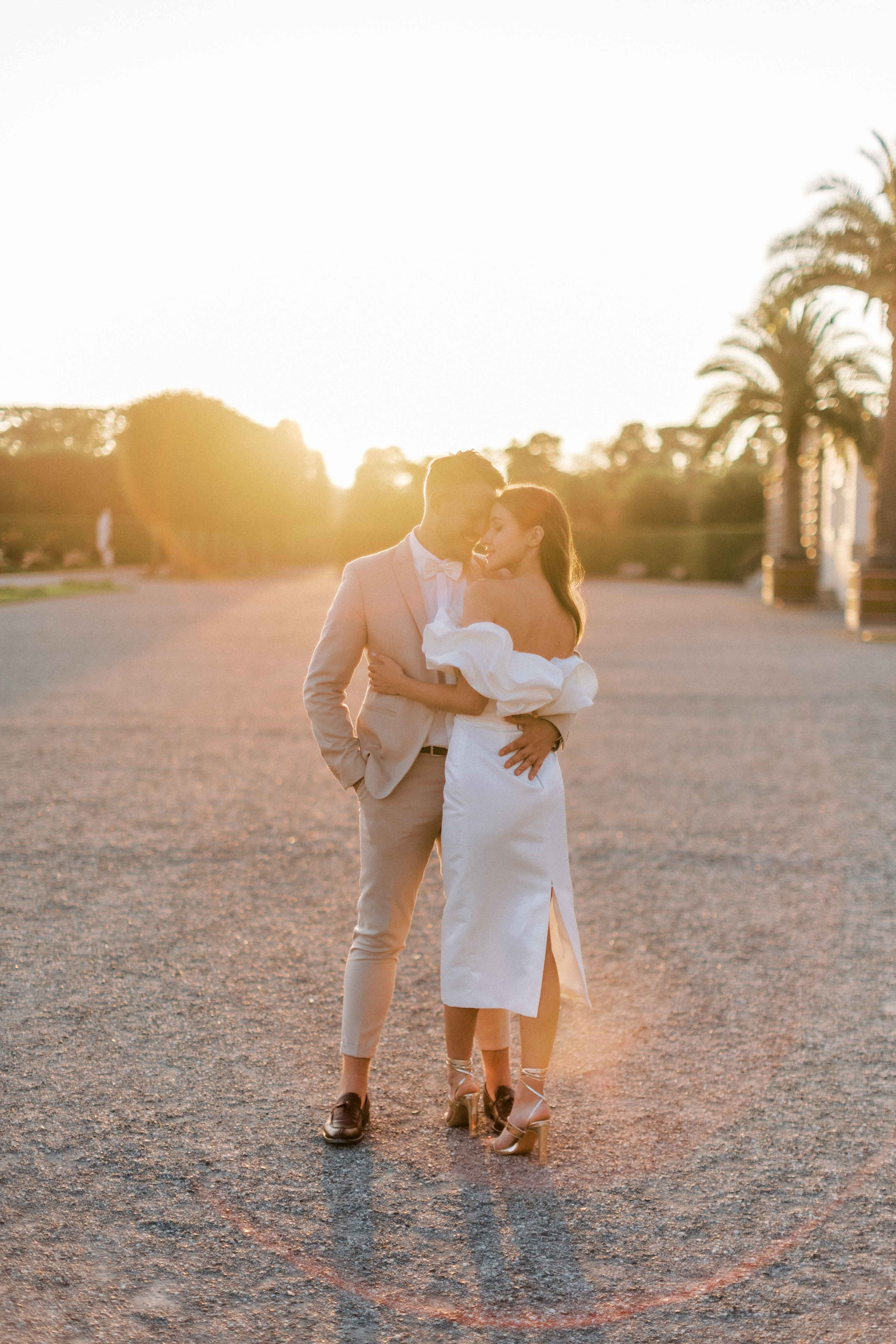 After Wedding Shoot at Sunset