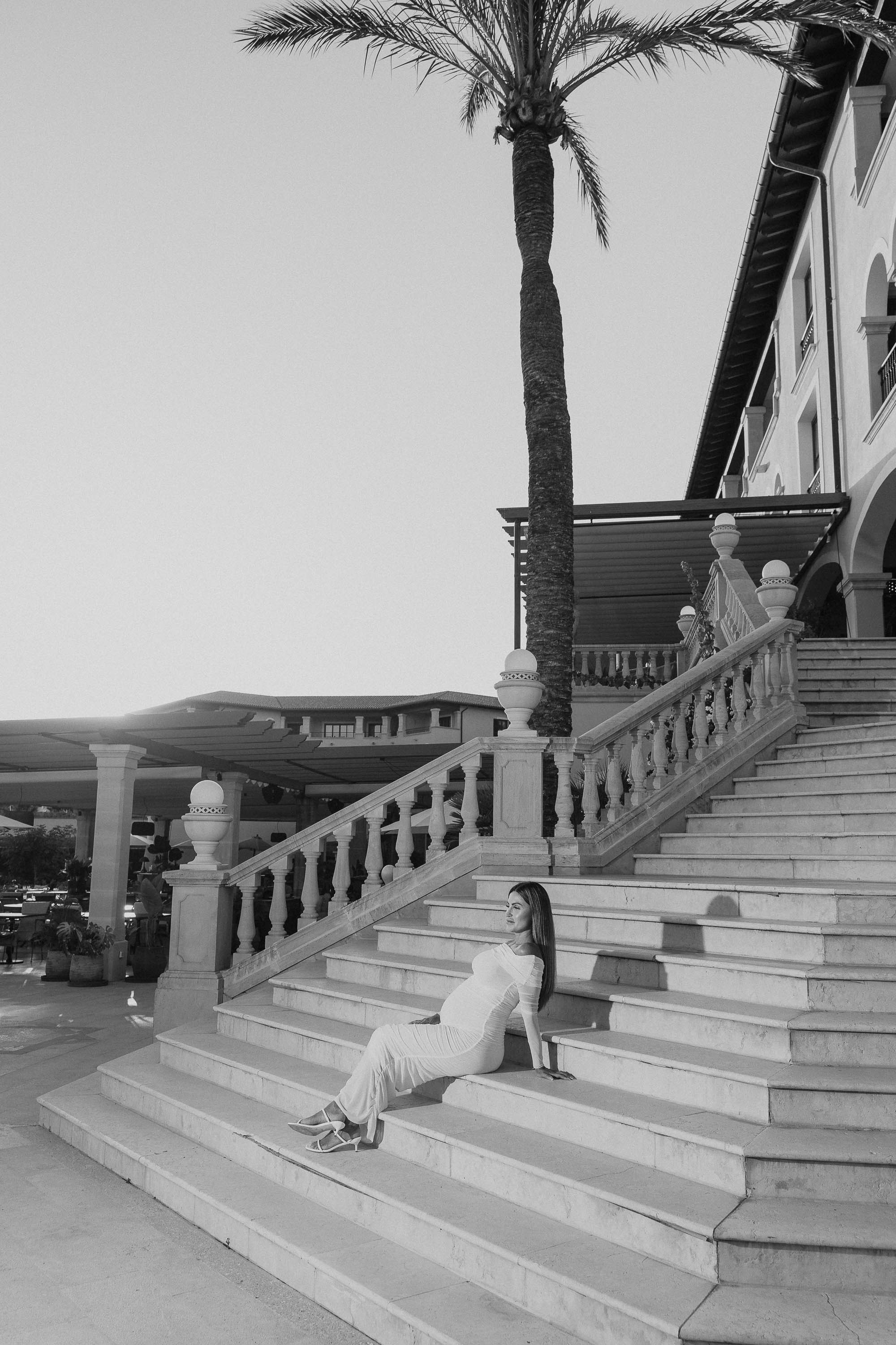 Pregnant Portrait Photoshoot at St. Regis Mardavall. Mallorca Wedding, Corporate & Social Photographer