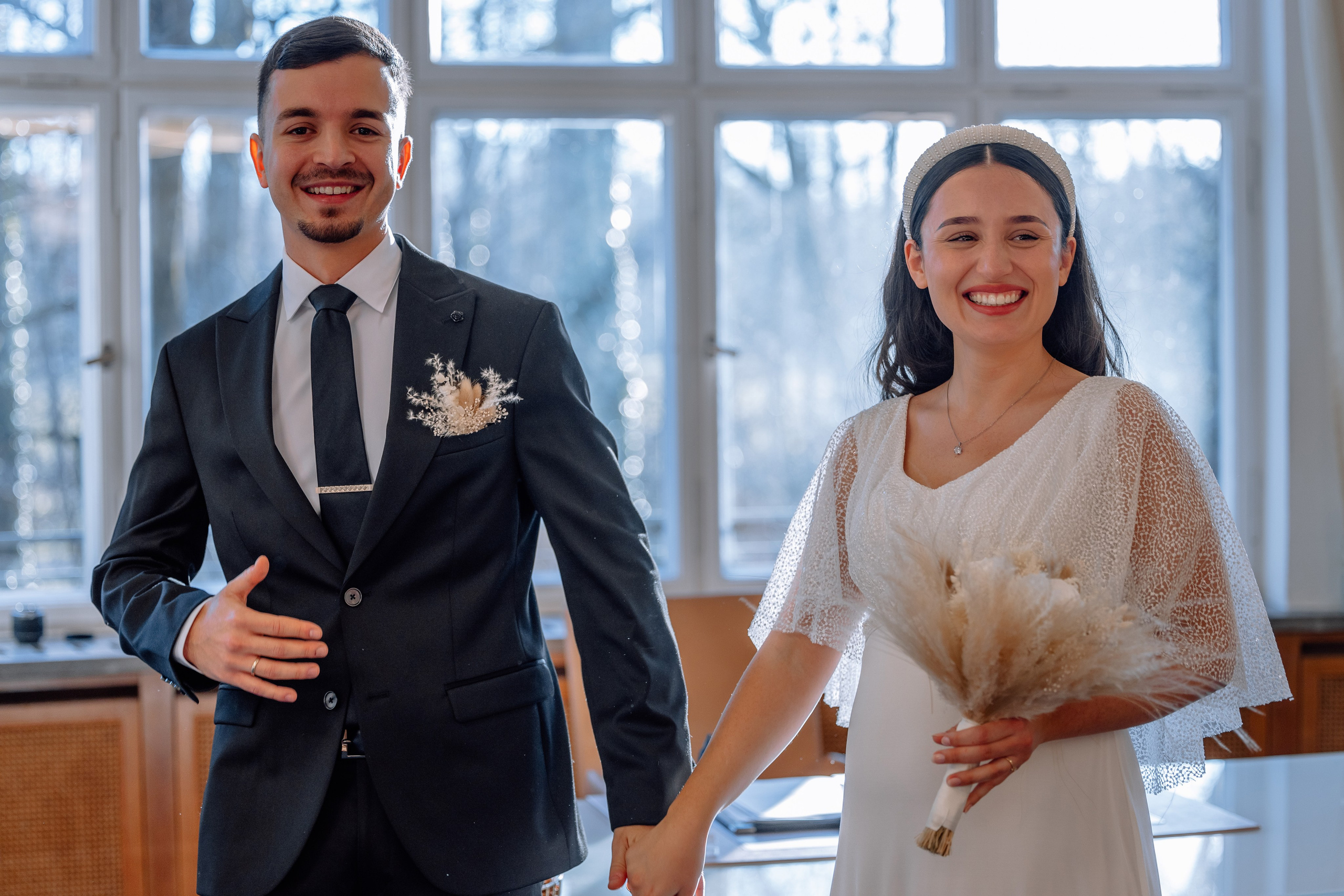 Elegante Trauung im Standesamt Schwabing | Hochzeitsreportage. Hochzeitsfotograf München Taufe Familienfotograf Tanja Mauke