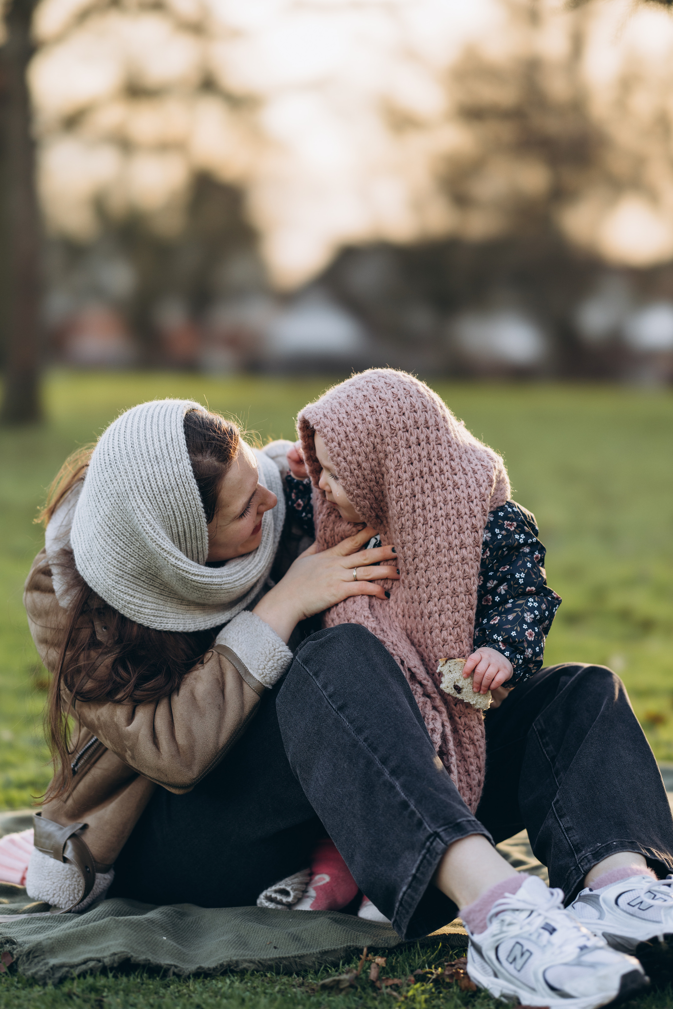 Asel with mum. Anastasia Klink, Photographer in London