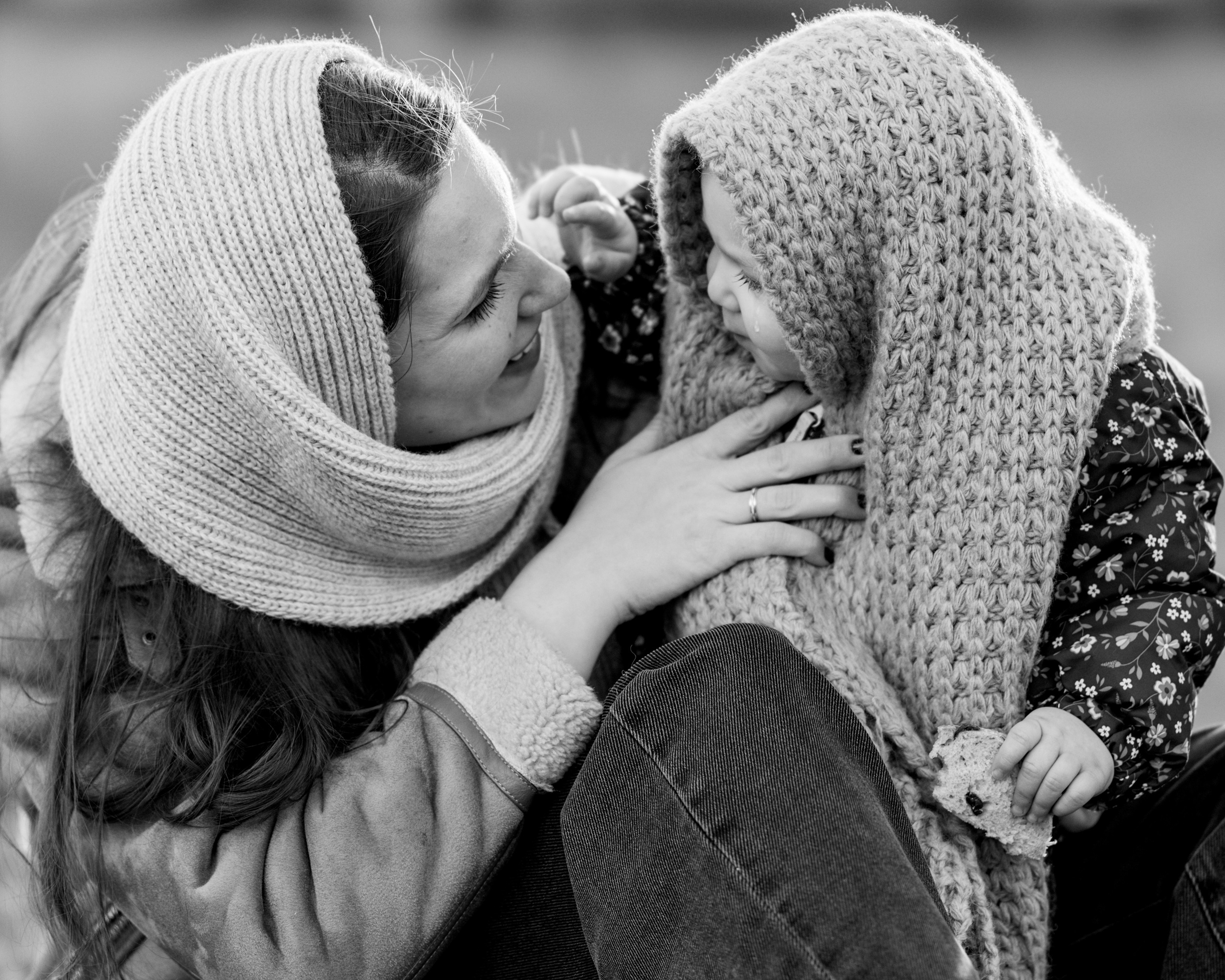 Asel with mum. Anastasia Klink, Photographer in London