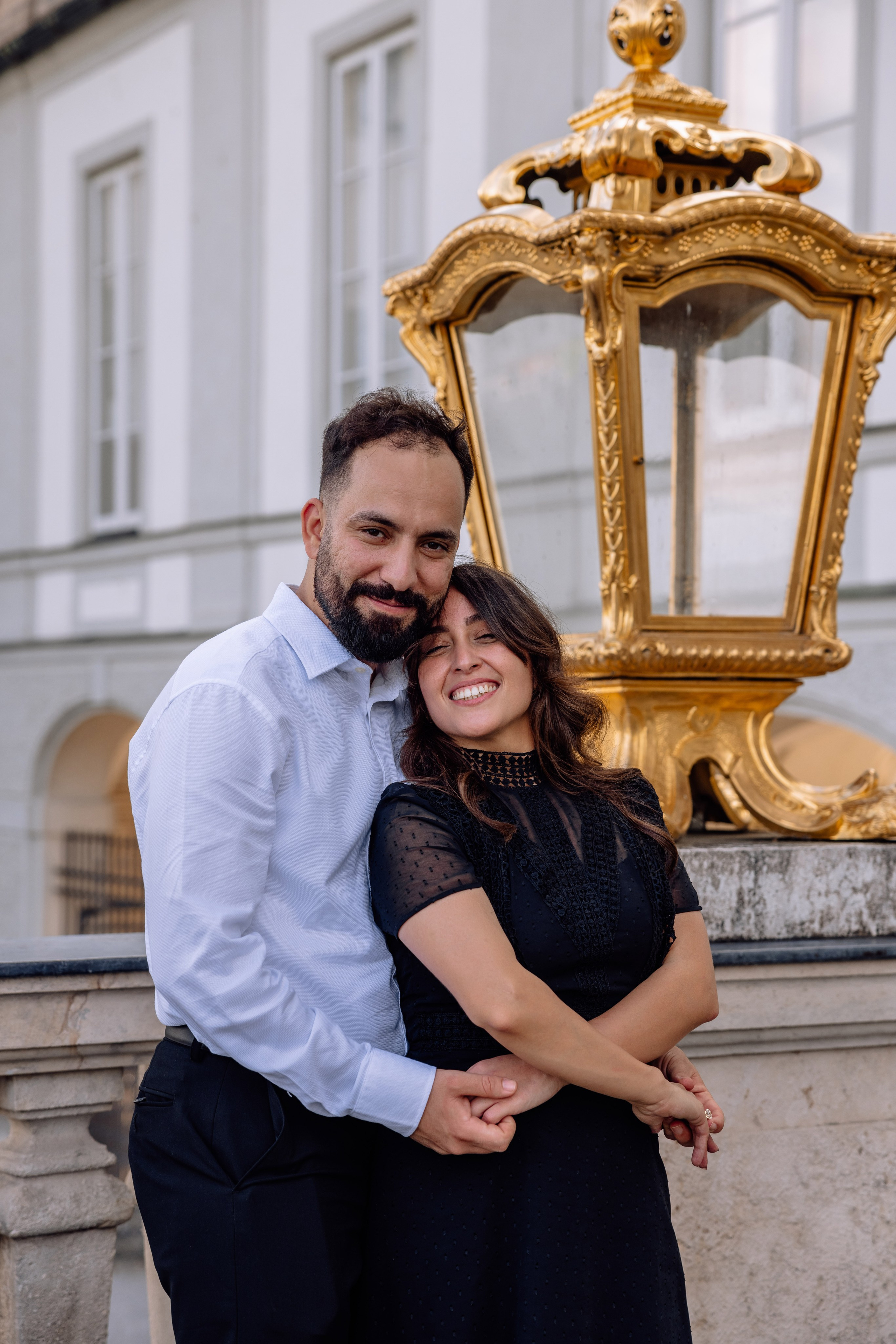 Antrag am Schloss Nymphenburg. Hochzeitsfotograf München Taufe Familienfotograf Tanja Mauke