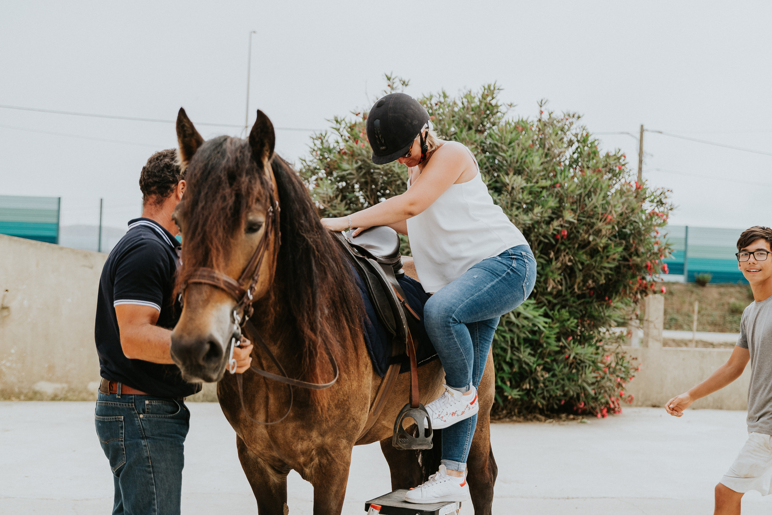 Eco Salgados Agroturismo — Méline & Joel. Passeios a Cavalo na Praia Peniche | Eco Salgados Agroturismo