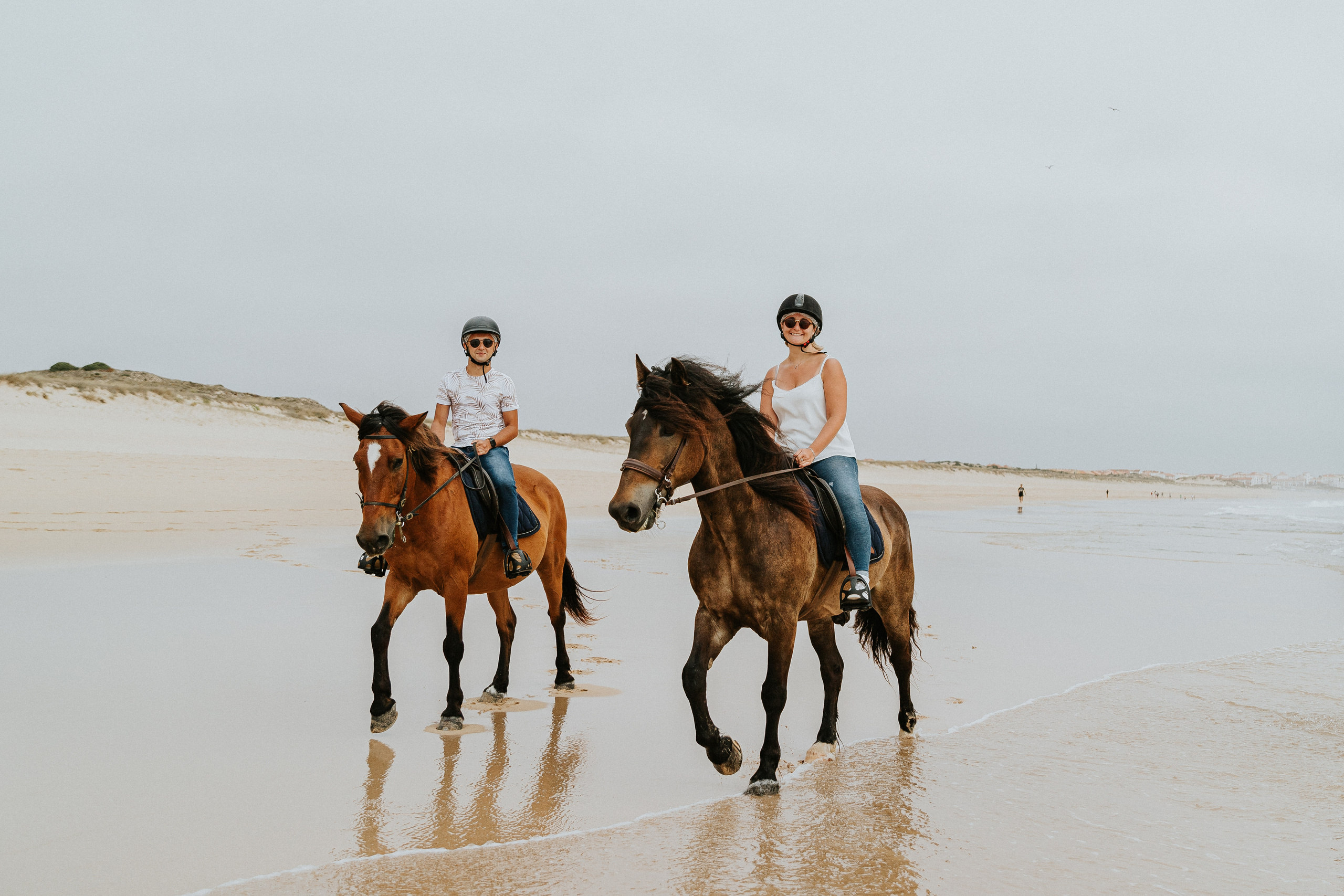 Eco Salgados Agroturismo — Méline & Joel. Passeios a Cavalo na Praia Peniche | Eco Salgados Agroturismo
