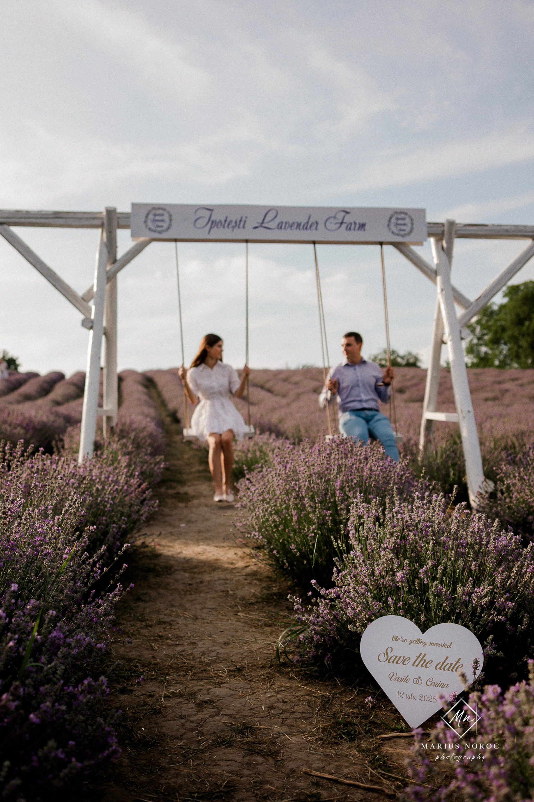 Ședință Foto Save the Date | Corina & Vasi | Ipotesti Lavender Farm