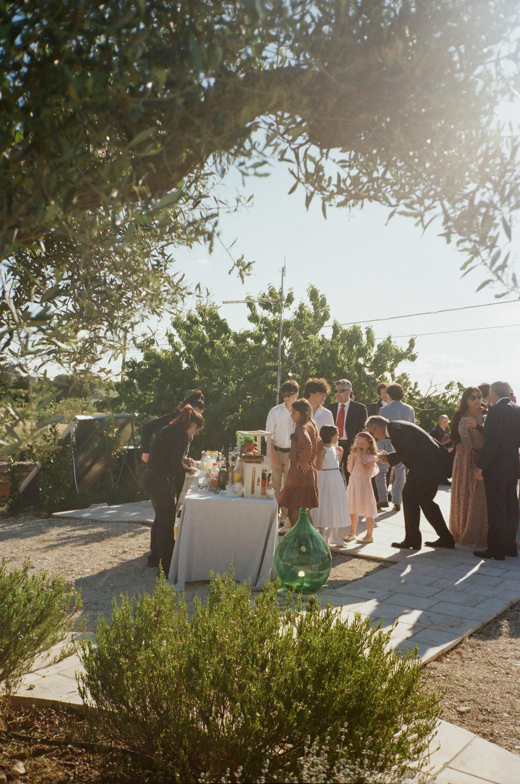 Stephanie & Christian film photos. Wedding photographer Italy