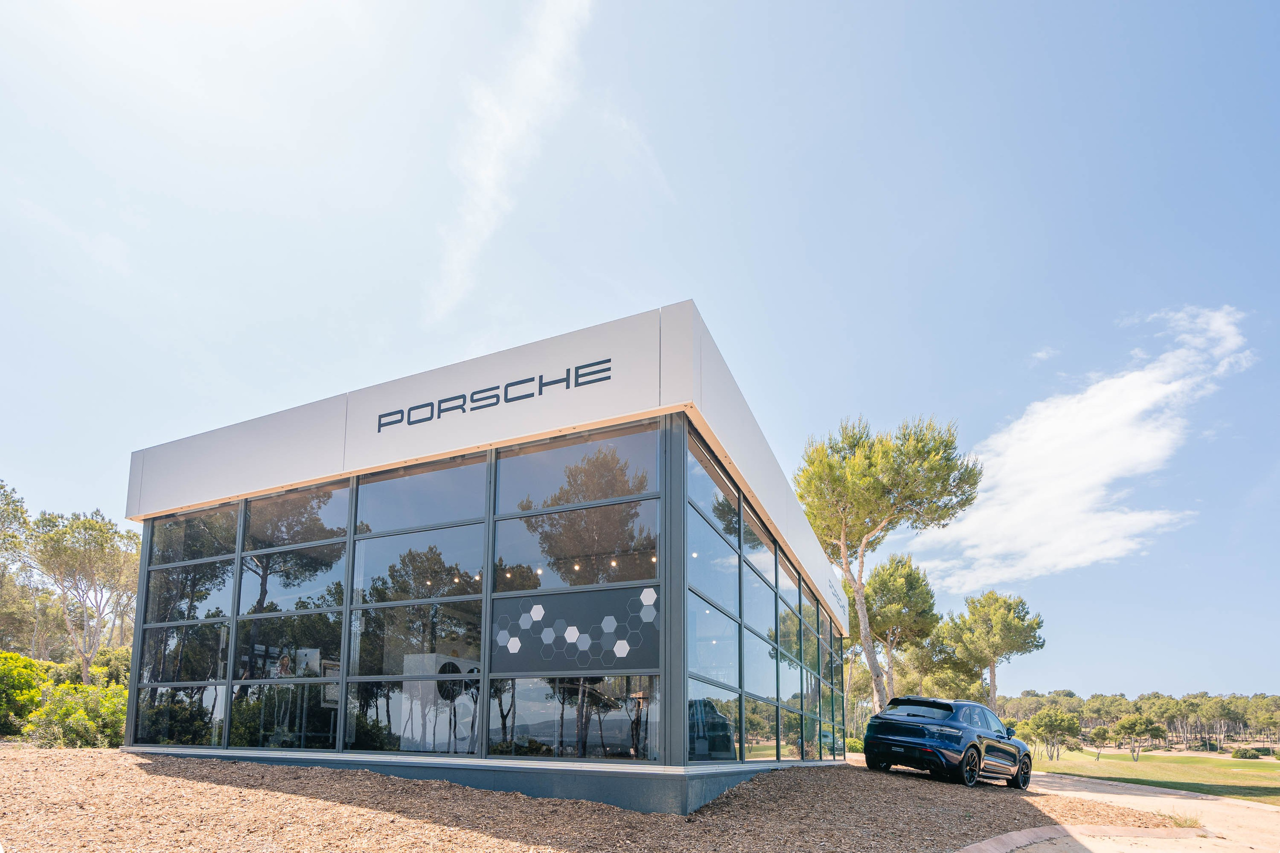 Porsche Learning center at the T Golf course in Mallorca