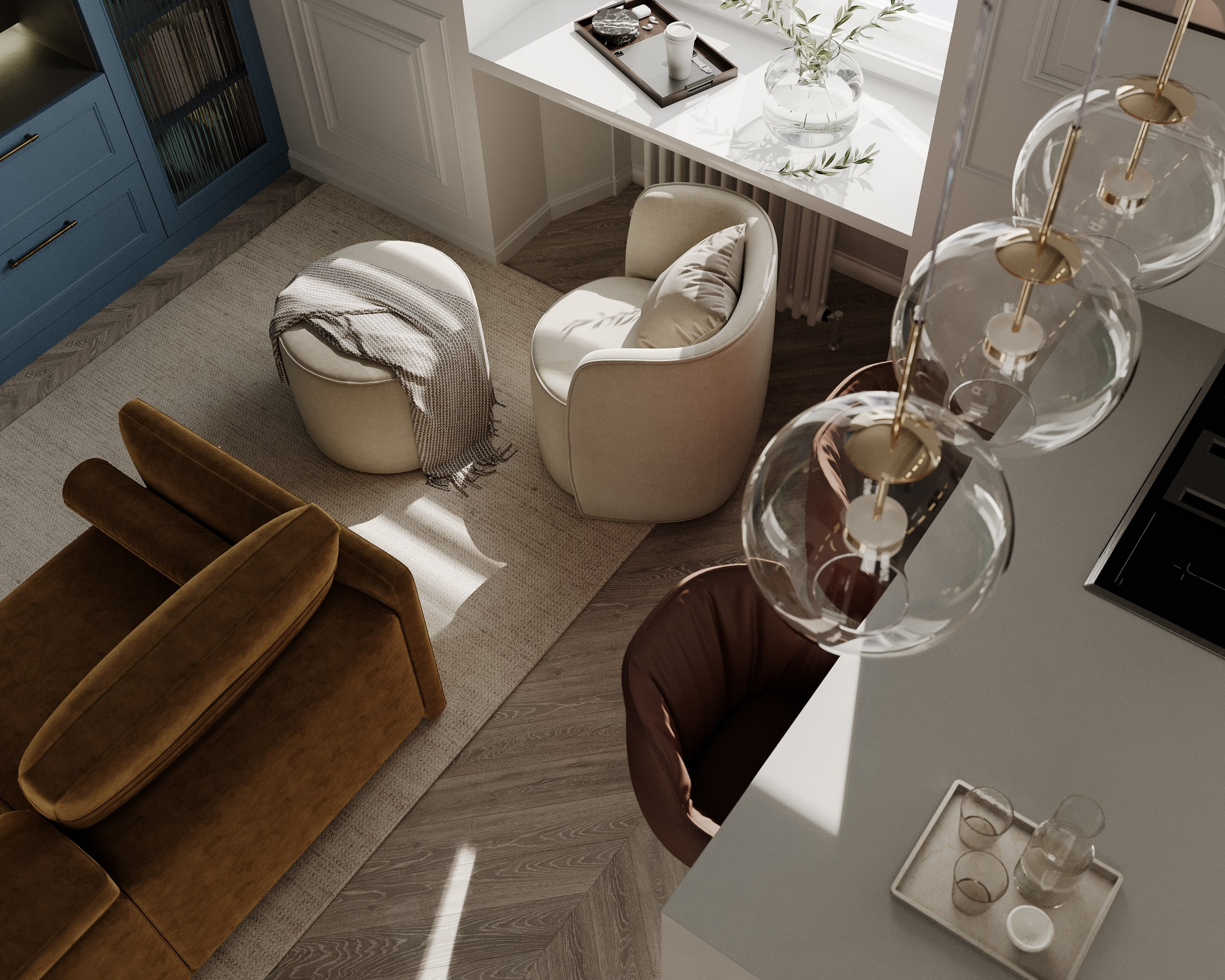 Obývací pokoj. Filipenka architects