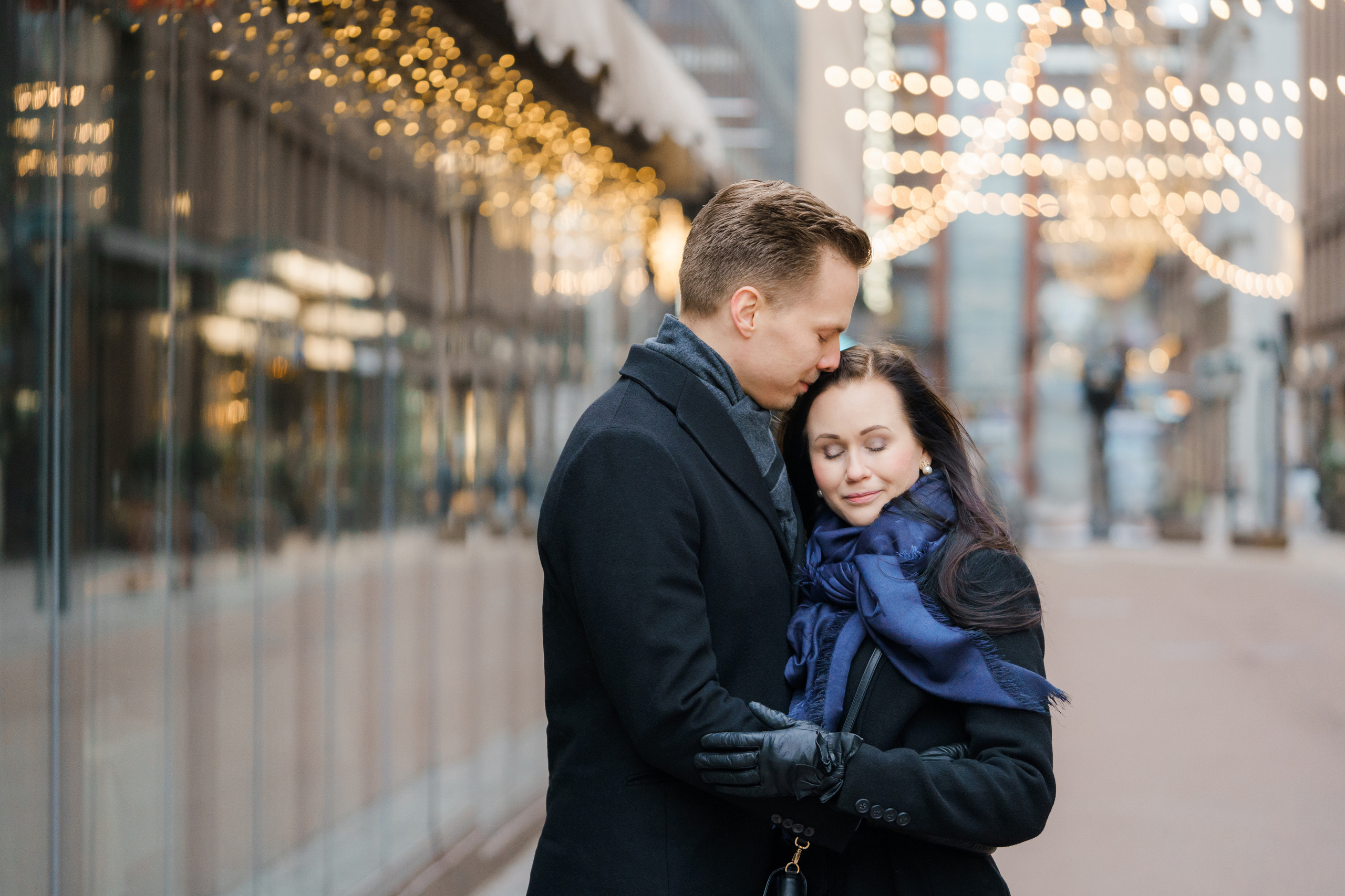 J&S, kihlakuvaus Helsingin keskustassa