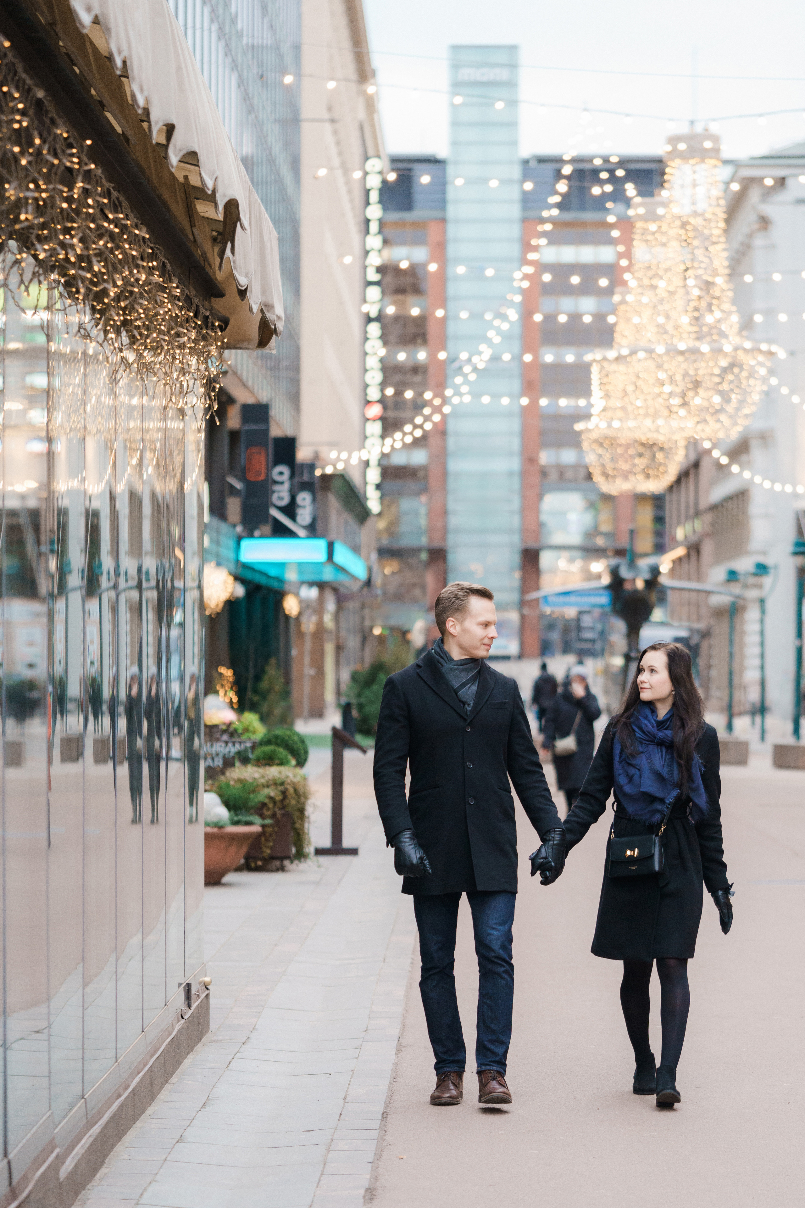 J&S, kihlakuvaus Helsingin keskustassa