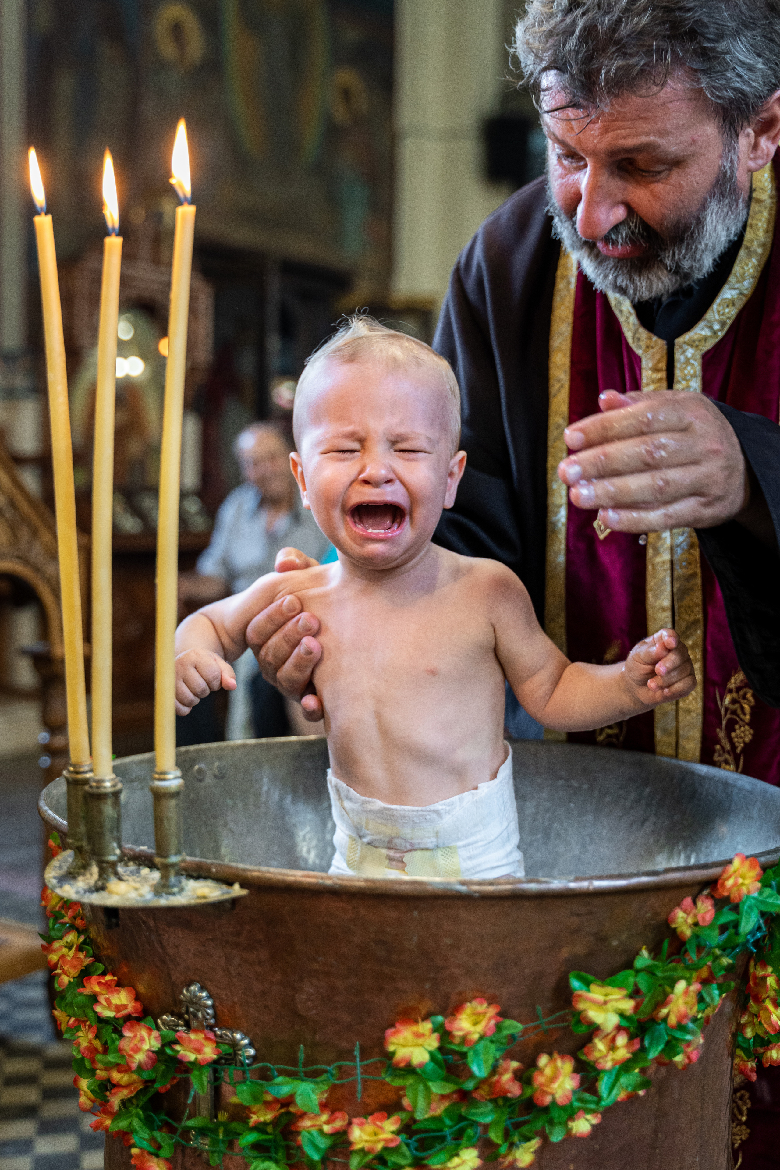 Свето Кръщение Владимир и Памела. Професионален фотограф в Пловдив и областта
