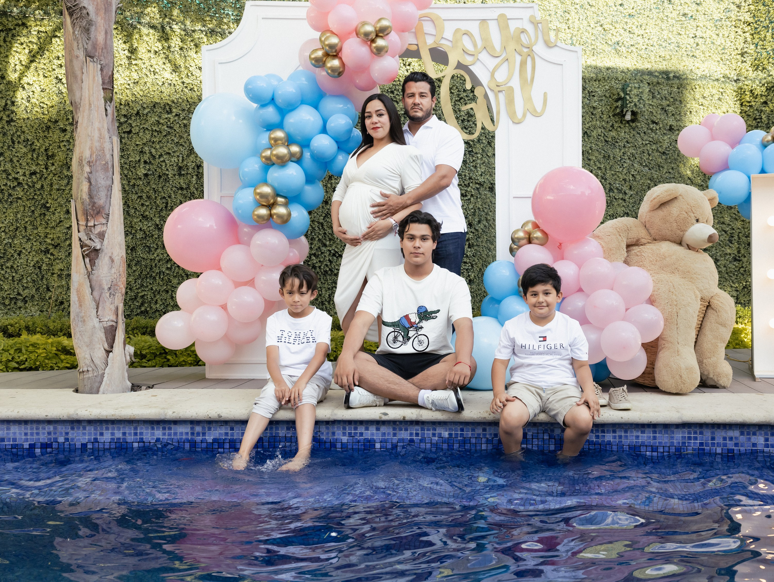 Gender Reveal party. Lifestyle a rodinná fotografka v Pisku Oxana Telupilova