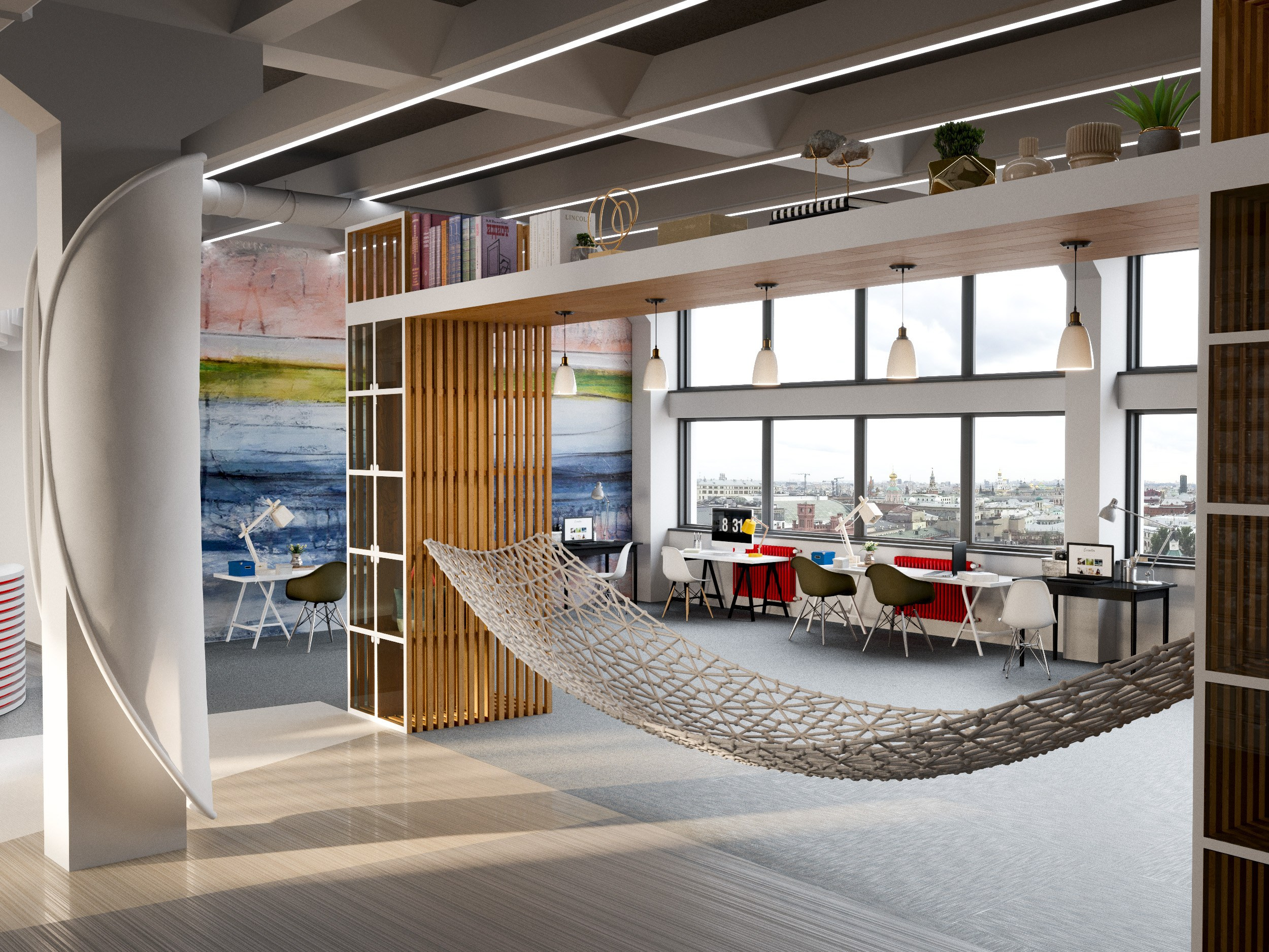 Public spaces. Interior design by Yuliya Shpeter