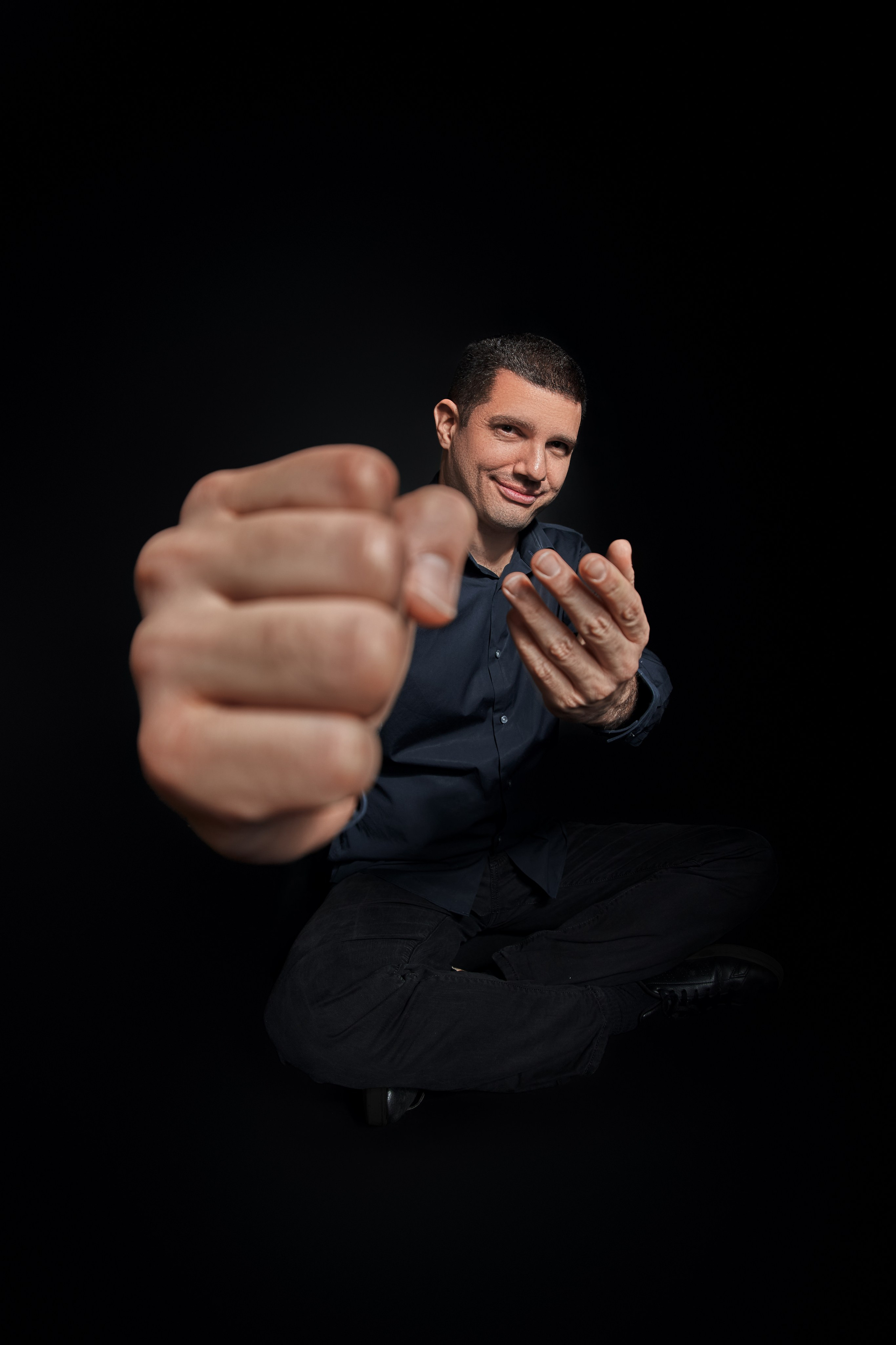 Studio-Shooting. Portraitfotografin Natalia Calcagnile