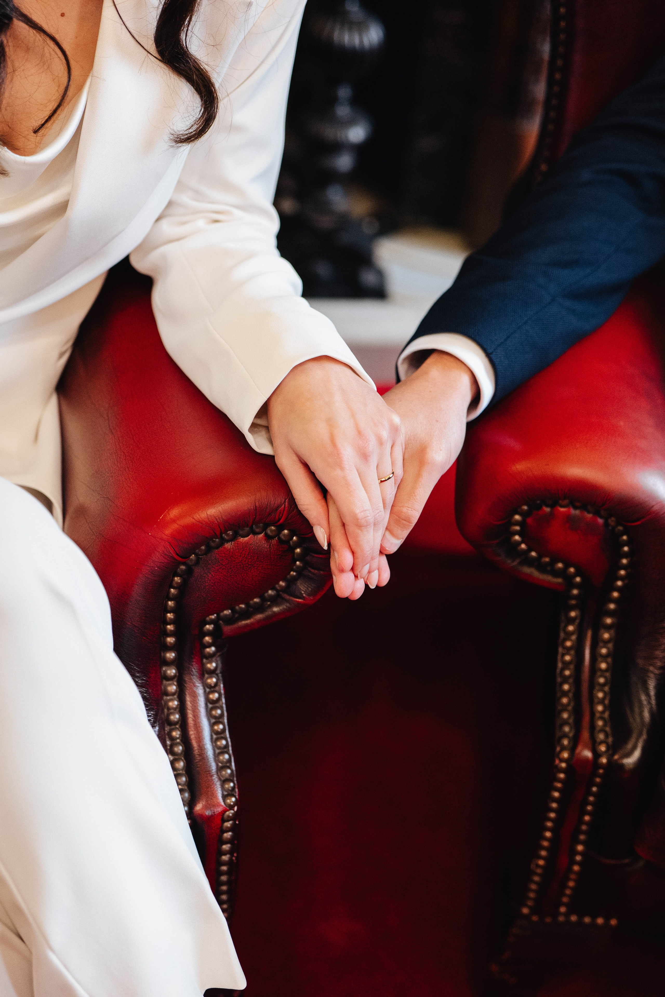 Wedding ceremony in Islington town hall