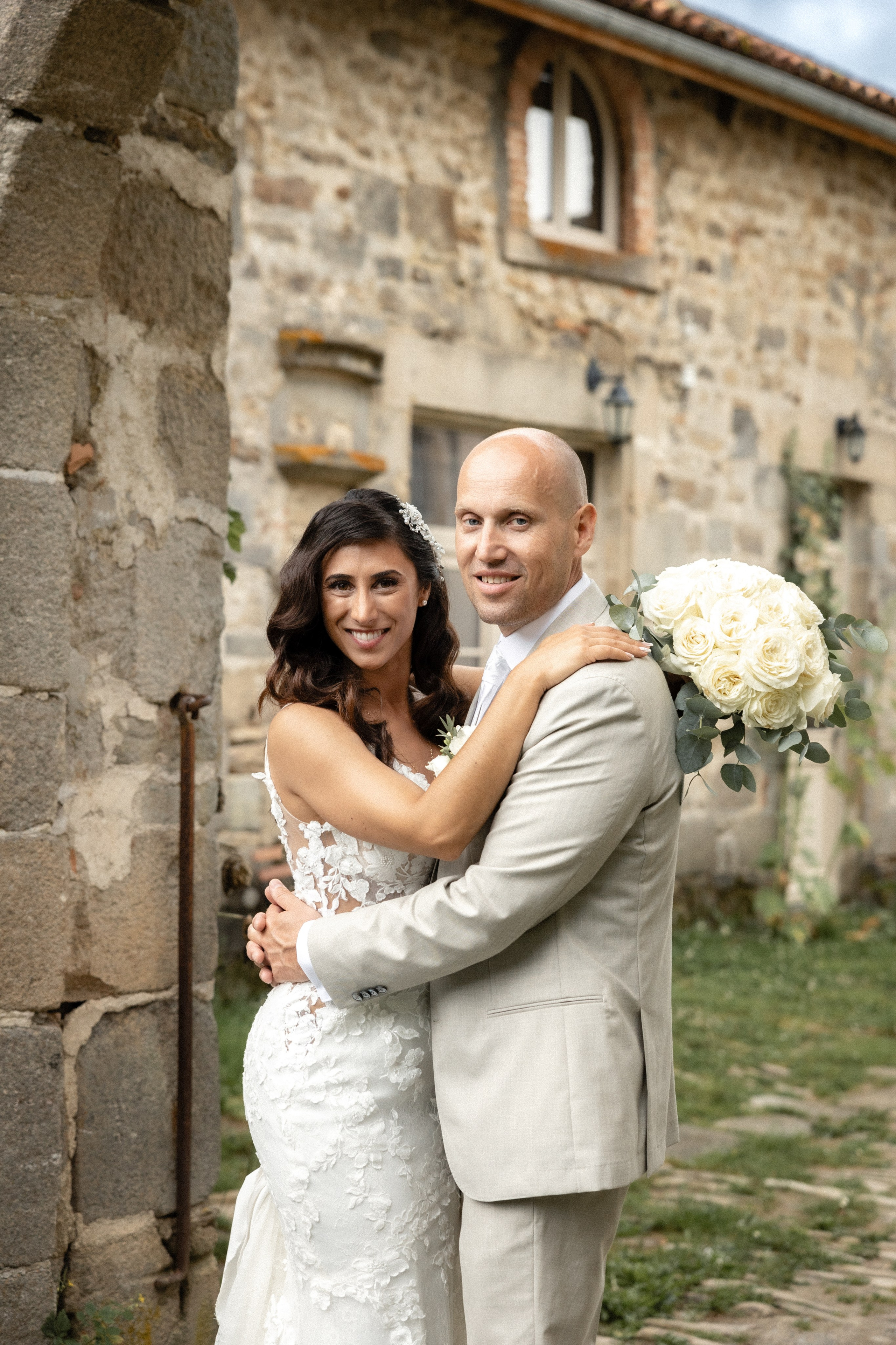 Roxane & Denis. Wedding at Abbaye du Palais, Thauron, France. June 29, 2024. Евгения Смирнова — фотограф в Тулузе и юго-западной Франции