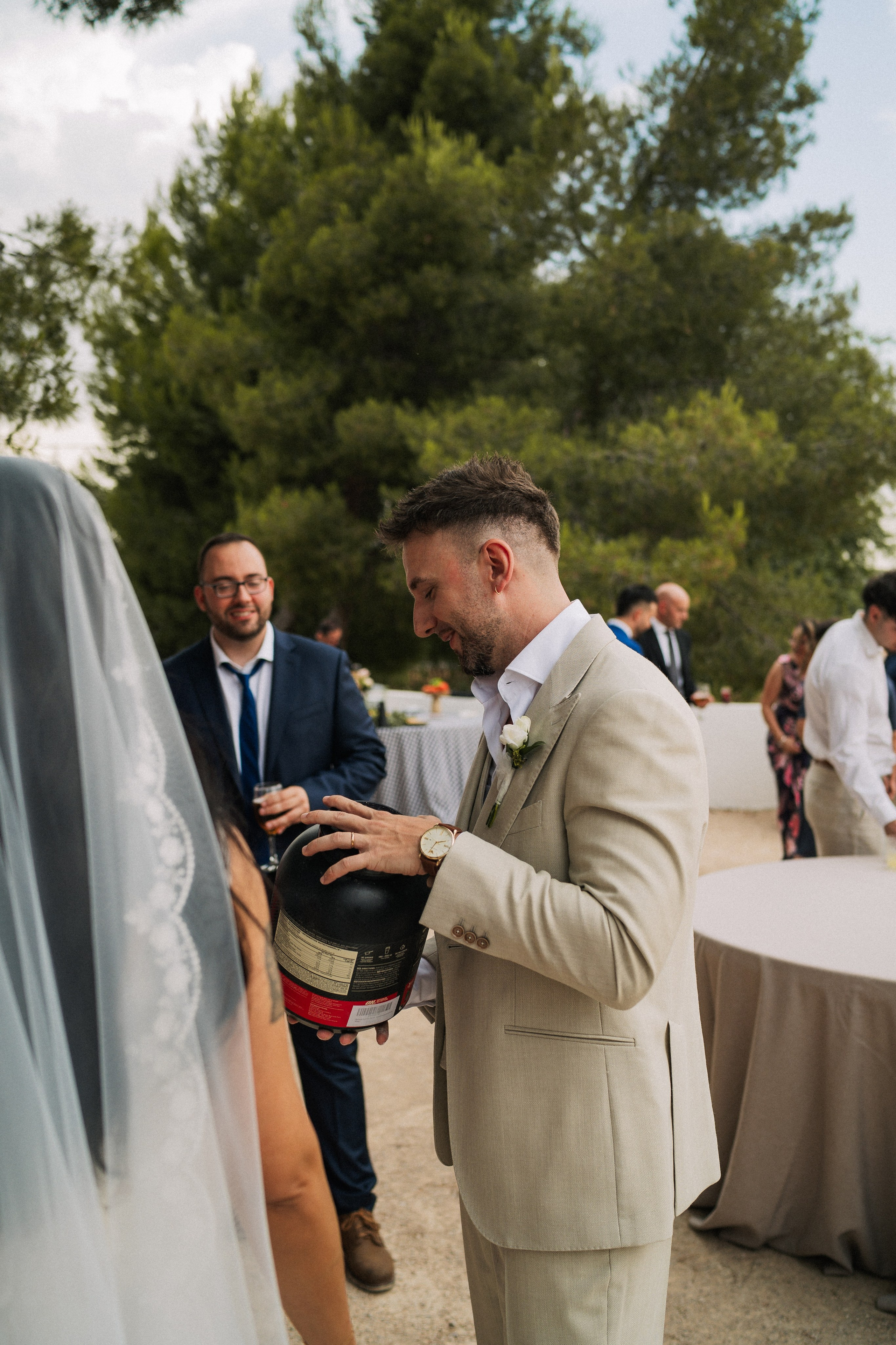 Nerea y Samuel. Christian García