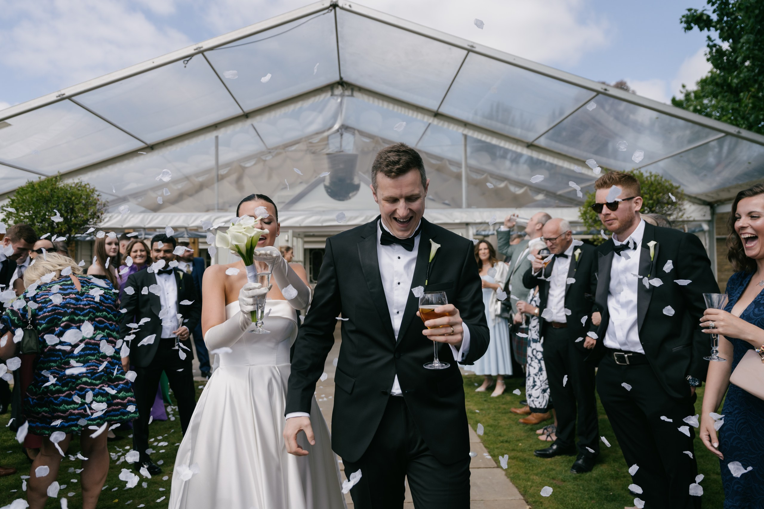 Wedding ceremony at Friern Manor Country Hotel in Essex