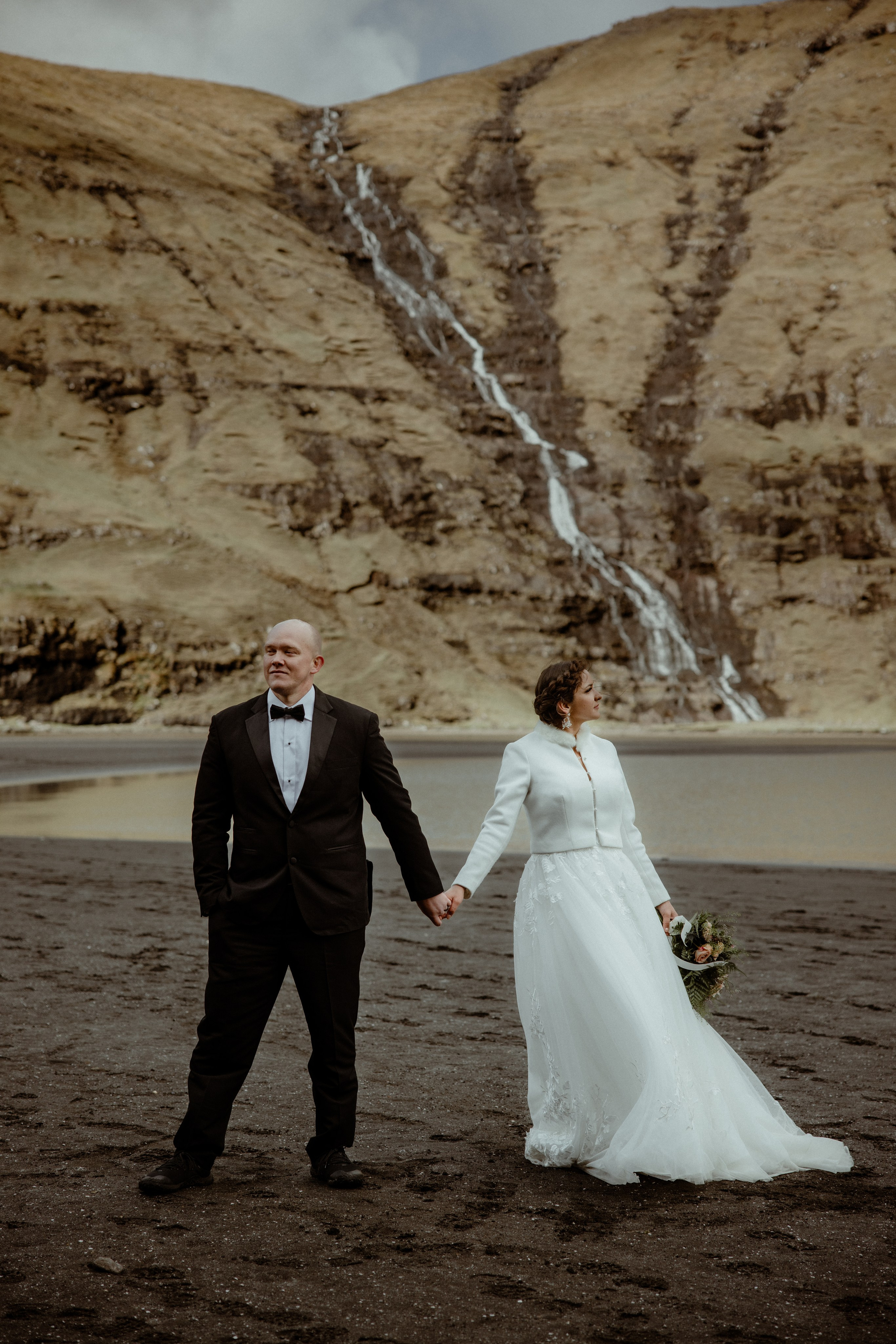 Elope at Faroe islands to celebrate 10 years anniversary. Iceland elopement photo and video | Nikolaichik Photo